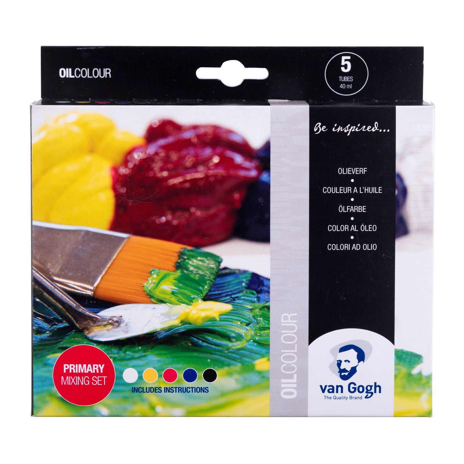 Van Gogh • Set di colori ad olio per la miscelazione primaria 5x40ml