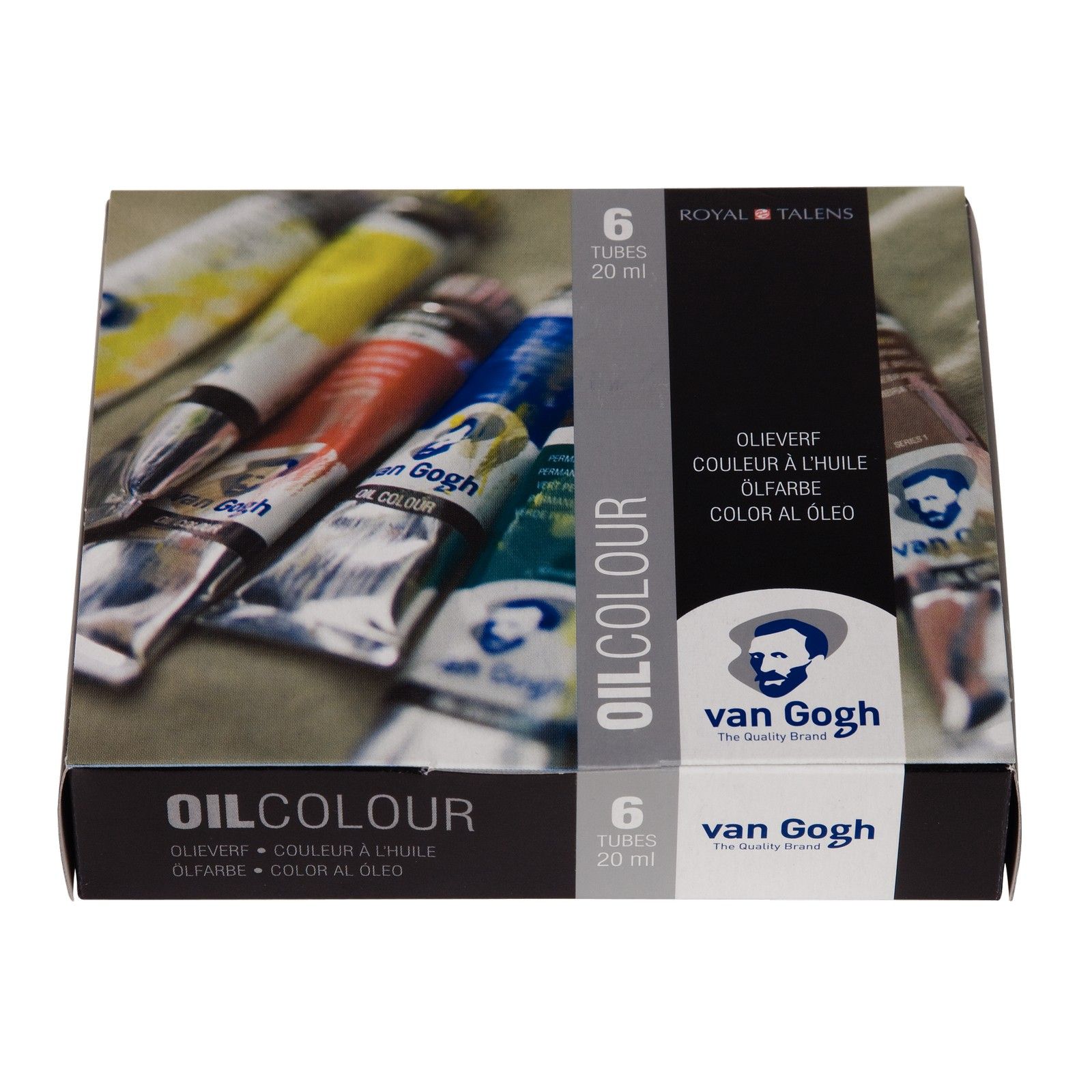 Van Gogh • Olieverf starterset met 6 kleuren in tubes van 20 ml