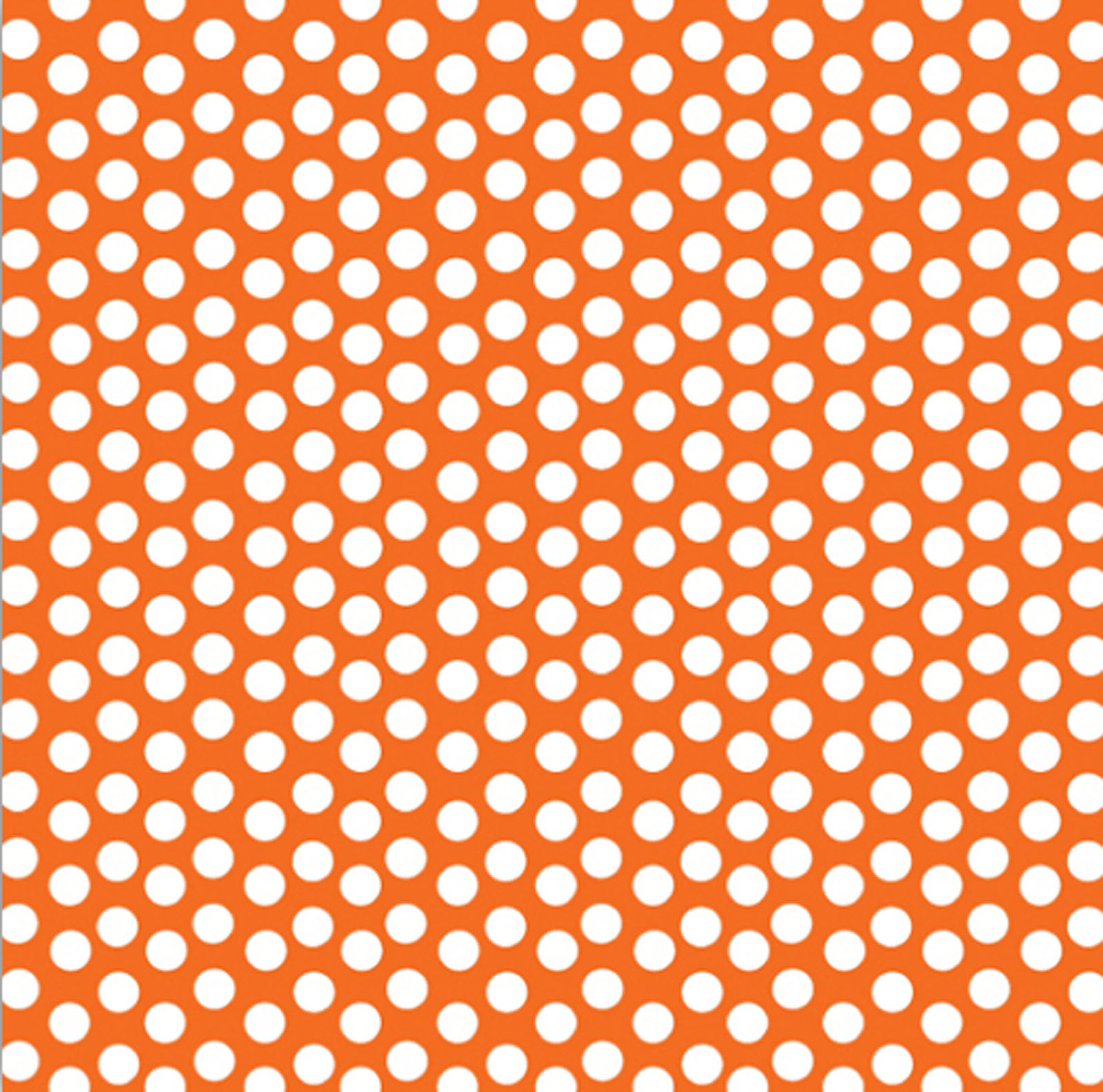 Canvas Corp • Printed paper 30,5x30,5cm Orange white dot
