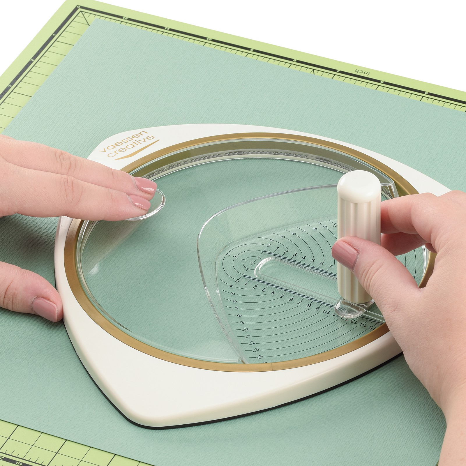 Vaessen Creative • Cutter Circulaire Ø15cm 3 Lames de Rechange incluses