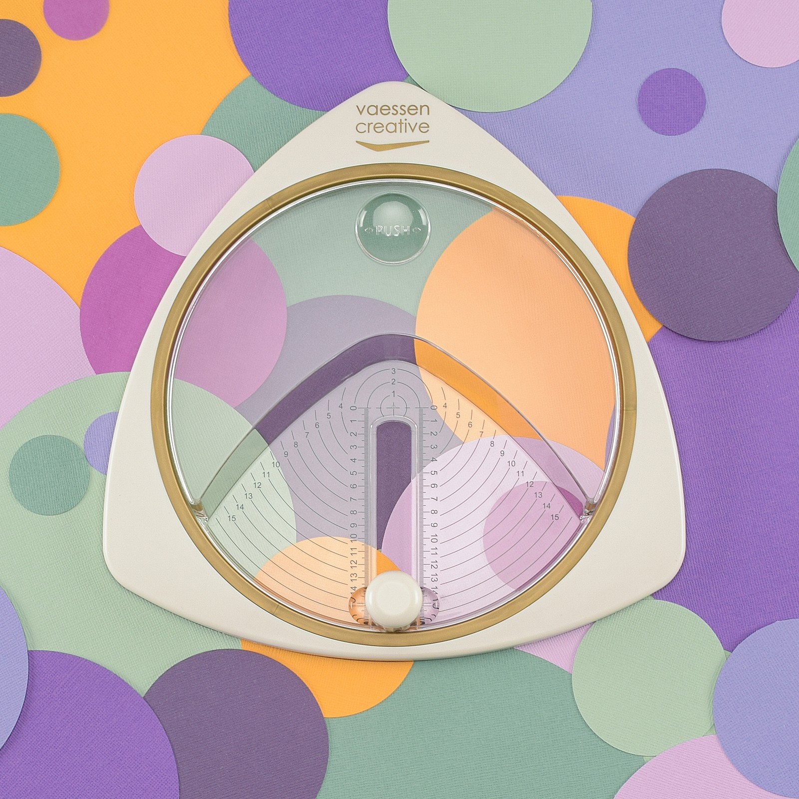 Vaessen Creative • Cutter Circulaire Ø15cm 3 Lames de Rechange incluses