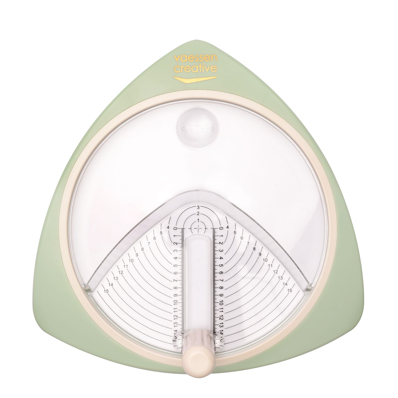 Vaessen Creative • Taglierino Circolare Ø15cm incl. 3 Lame di Ricambio Menta
