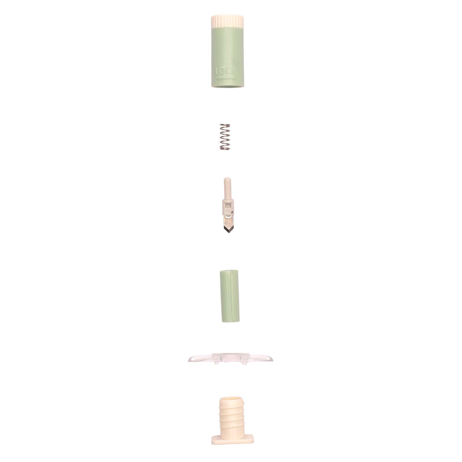 Vaessen Creative • Cortador de Círculos Ø15cm incl. 3 Cuchillas de Repuesto Menta