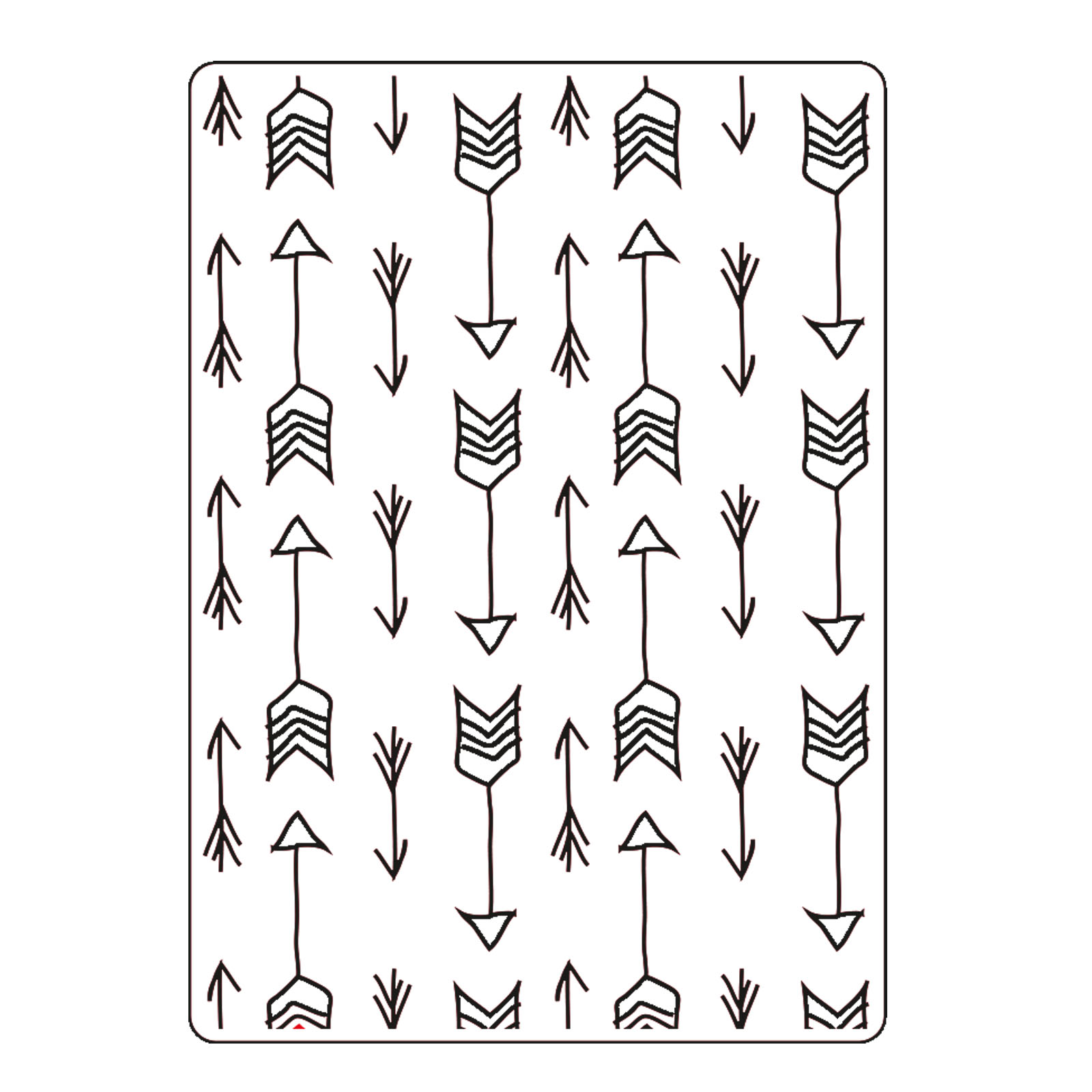 Vaessen Creative • Love It Prägefolder A6 Pfeile