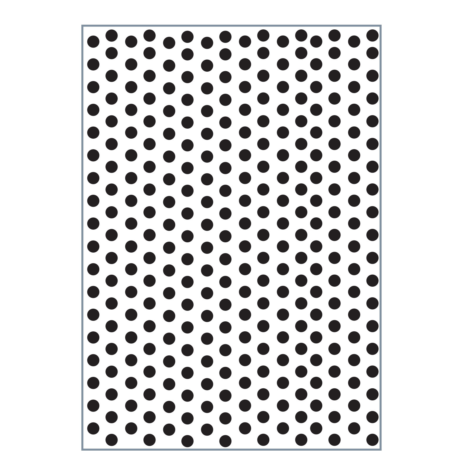 Vaessen Creative • Love It Embossing Folder A6 Dots
