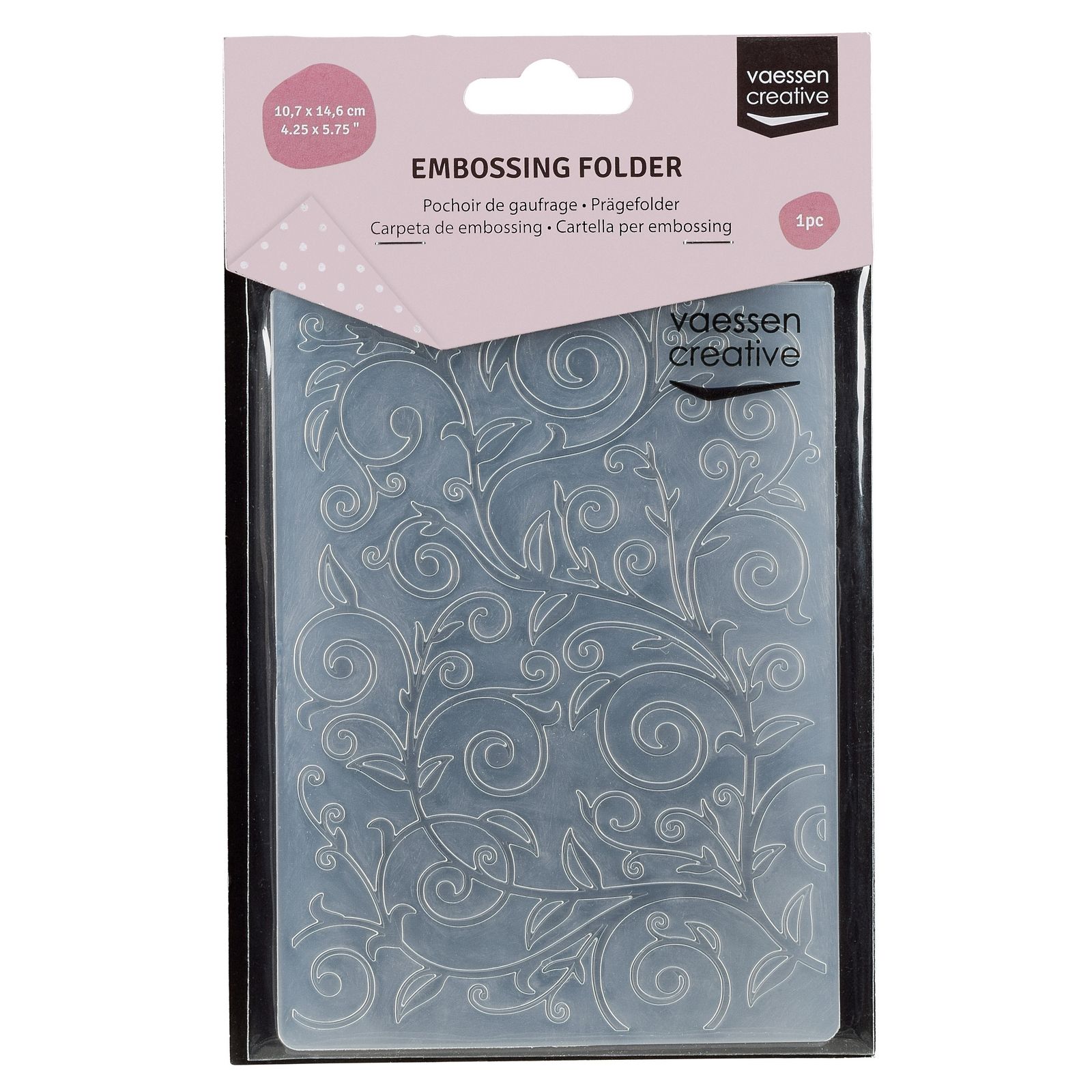 Vaessen Creative • Embossing Folder Wijnstok Patroon