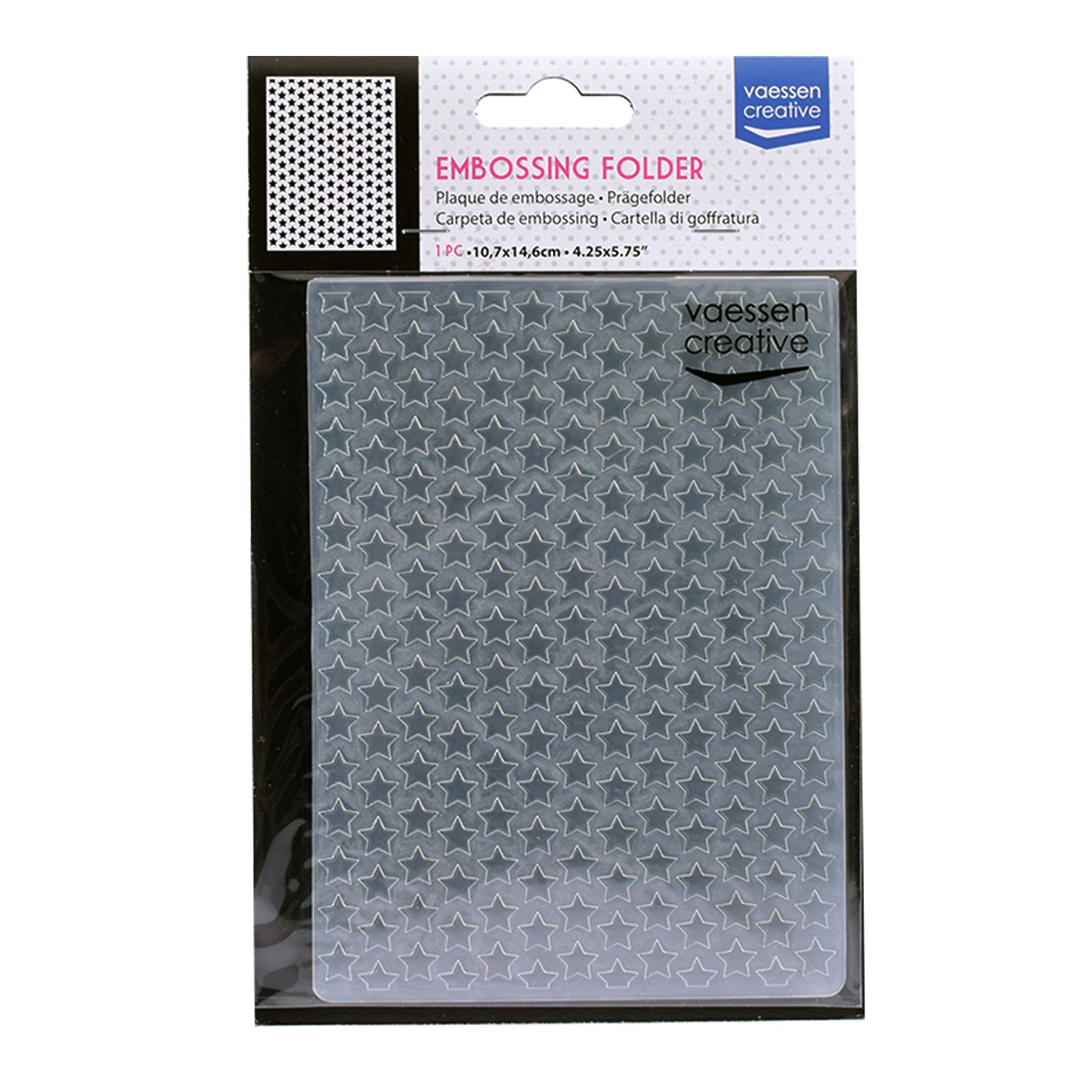 Vaessen Creative • Embossing Folder Stars