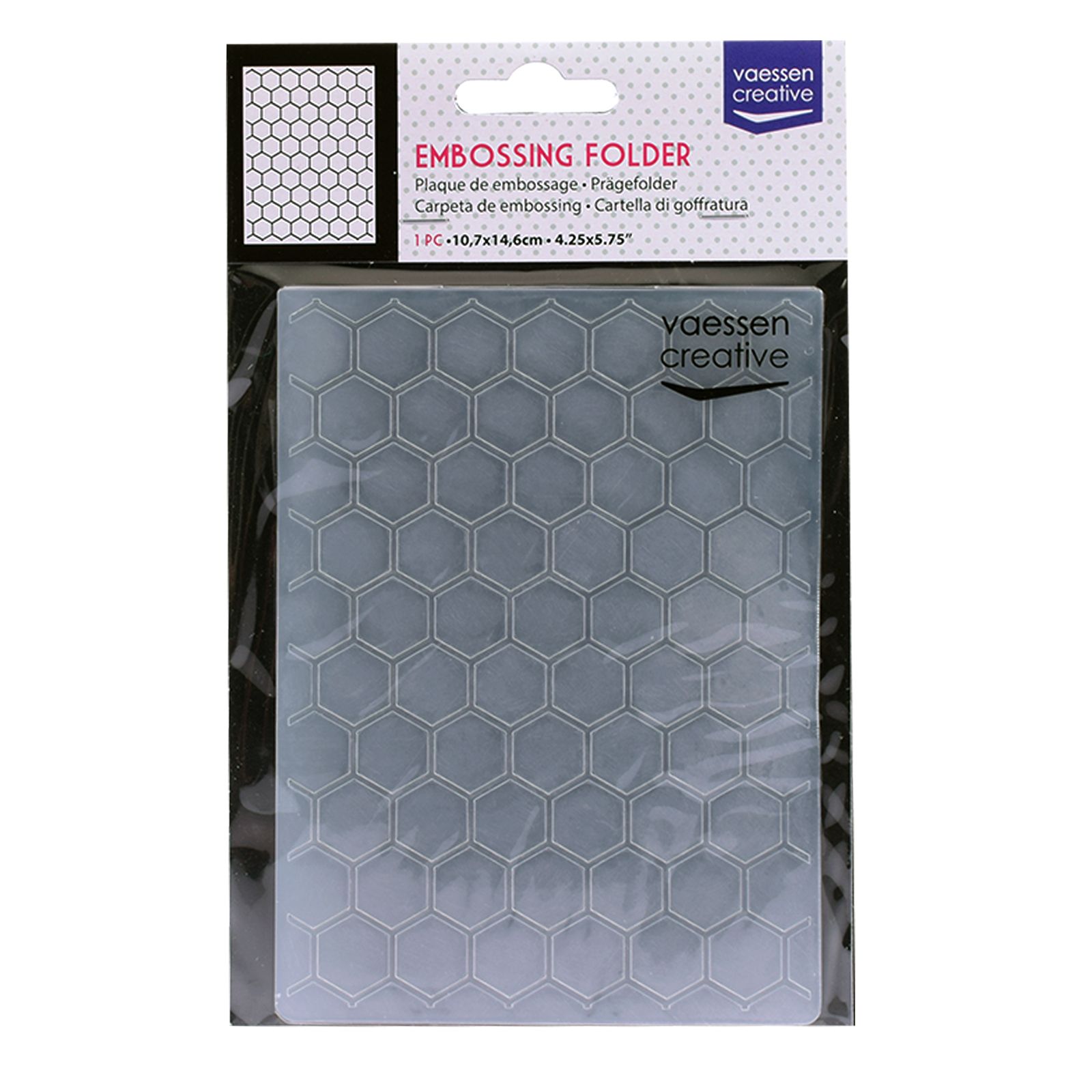 Vaessen Creative • Embossing Folder Honingraat