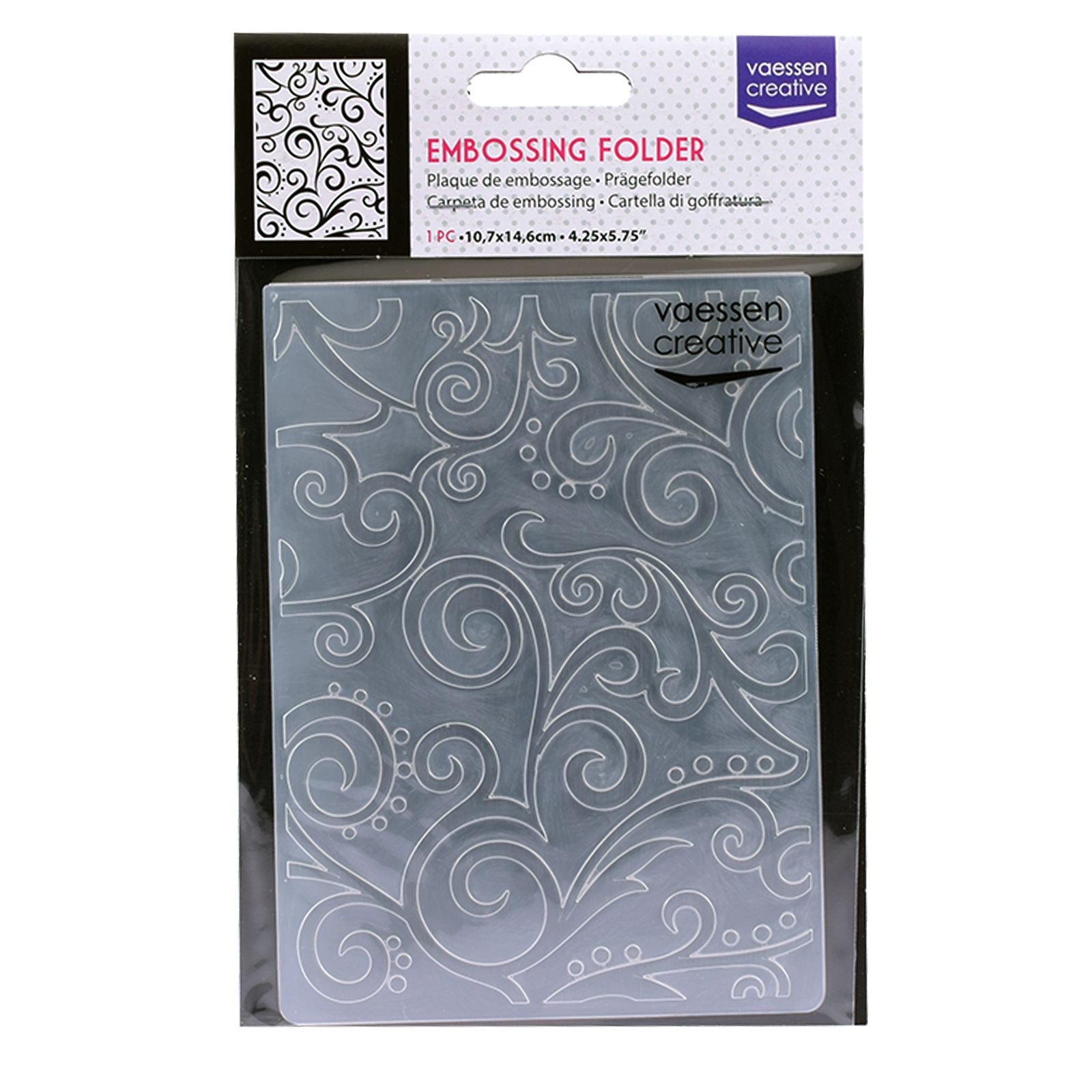 Vaessen Creative • Embossing Folder Sierlijke Scroll