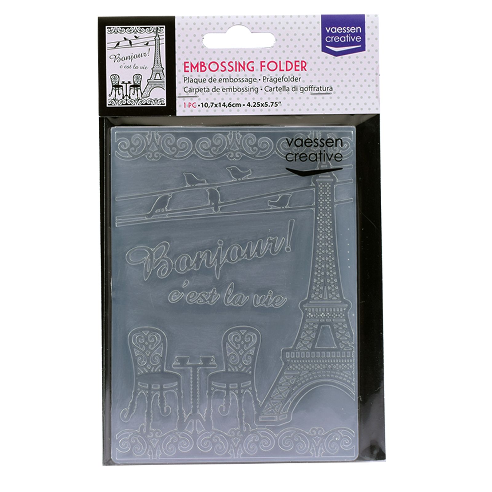 Vaessen Creative • Embossing Folder French Bistro