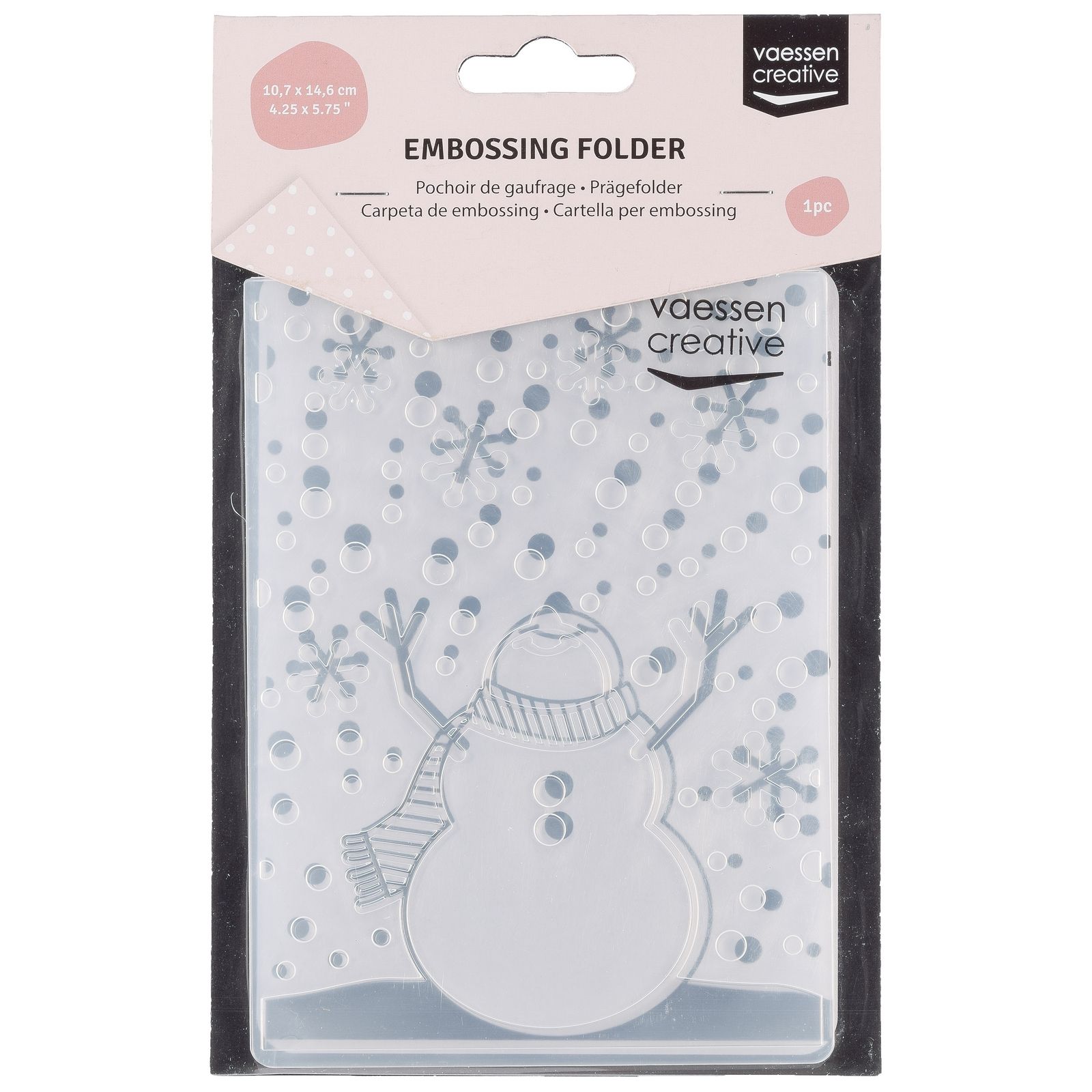 Vaessen Creative • Embossing Folder Sneeuwman