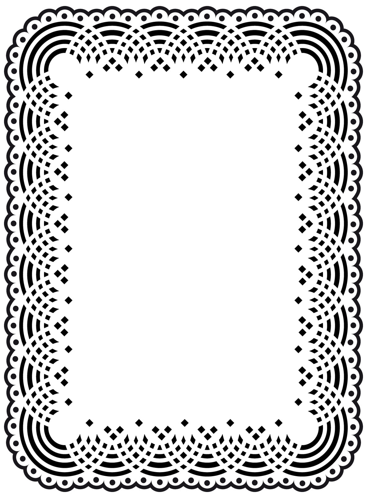 Vaessen Creative • Embossing Folder Kant Kleedje