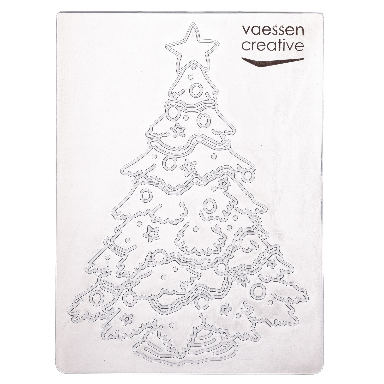 Vaessen Creative • Carpeta de Embossing Árbol de Navidad