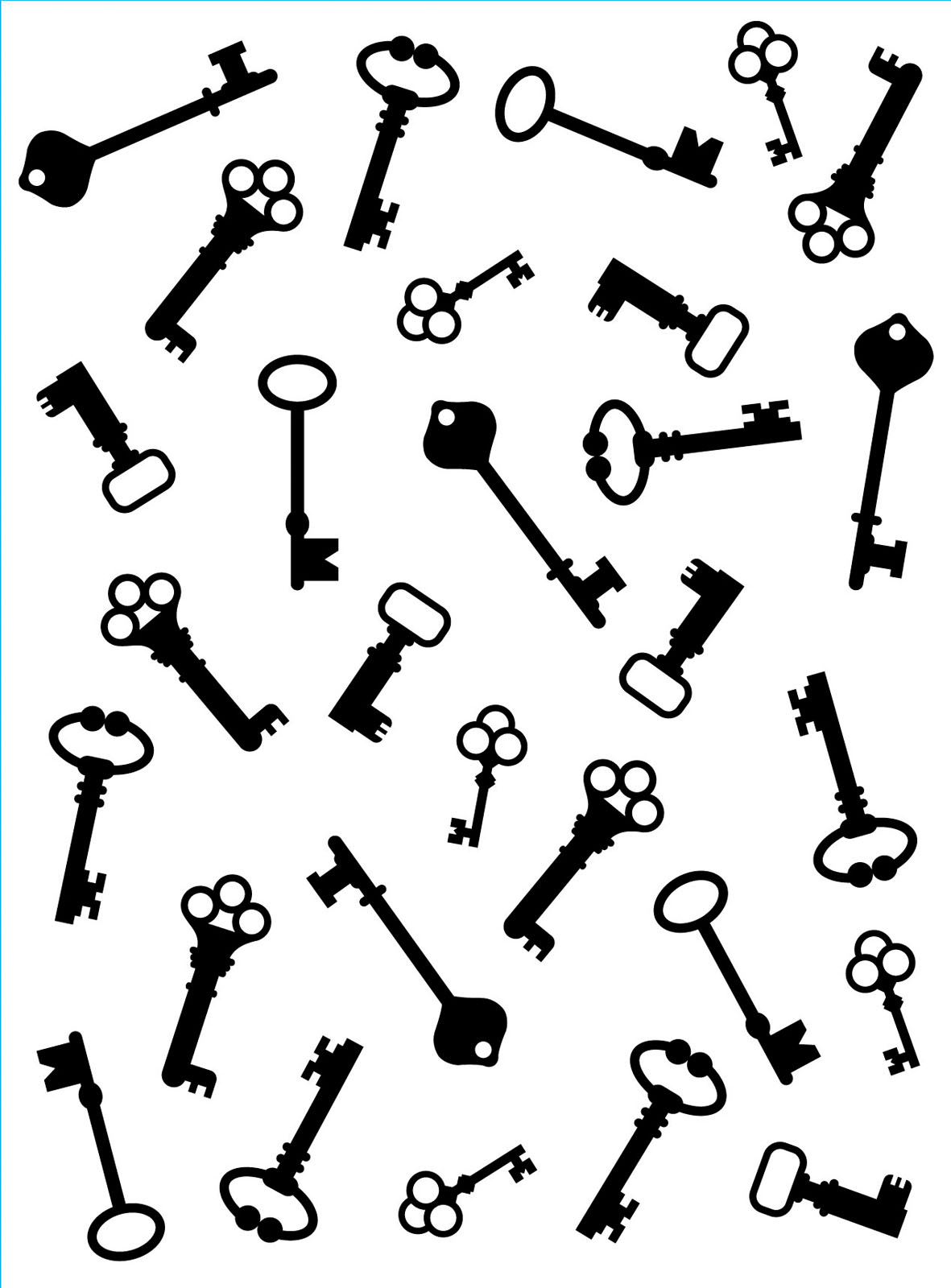 Vaessen Creative • Cartella per Embossing Antique Keys