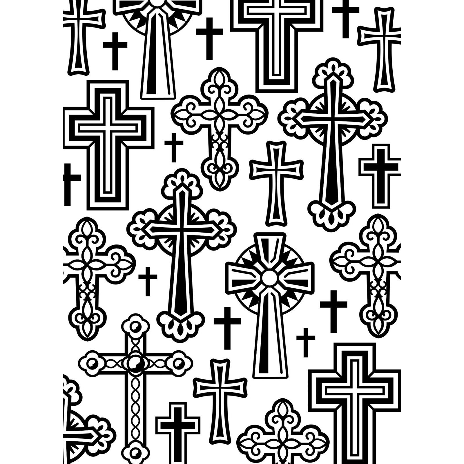 Vaessen Creative • Cartella per Embossing Crosses