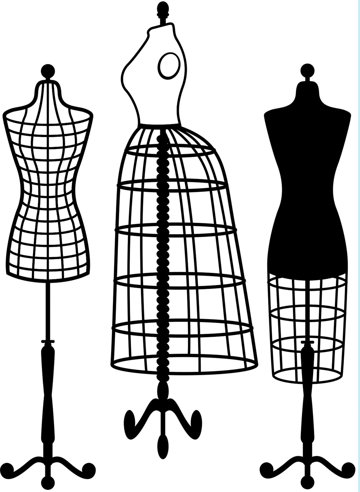 Vaessen Creative • Cartella per Embossing Dress Form
