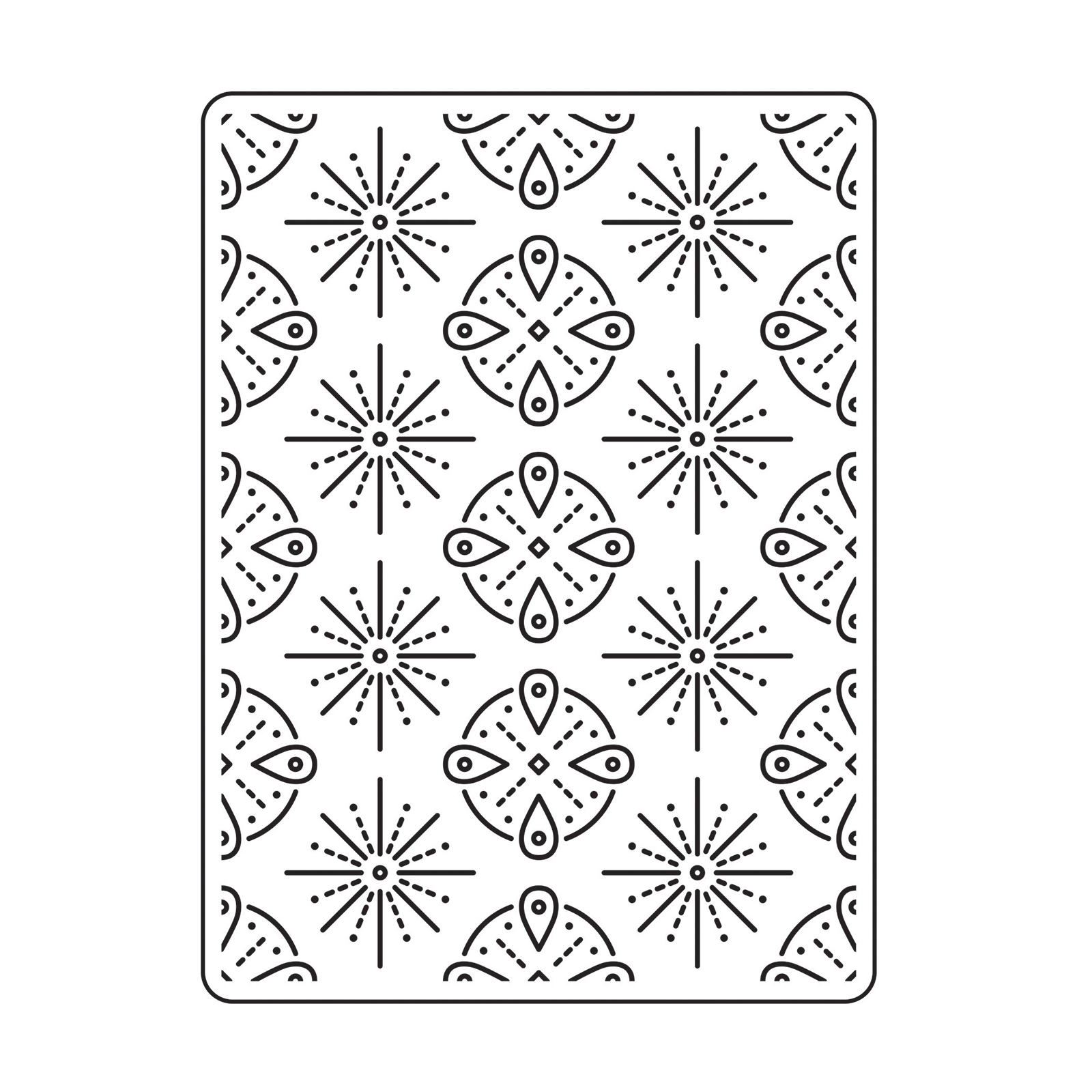 Vaessen Creative • Embossing Folder Tribal