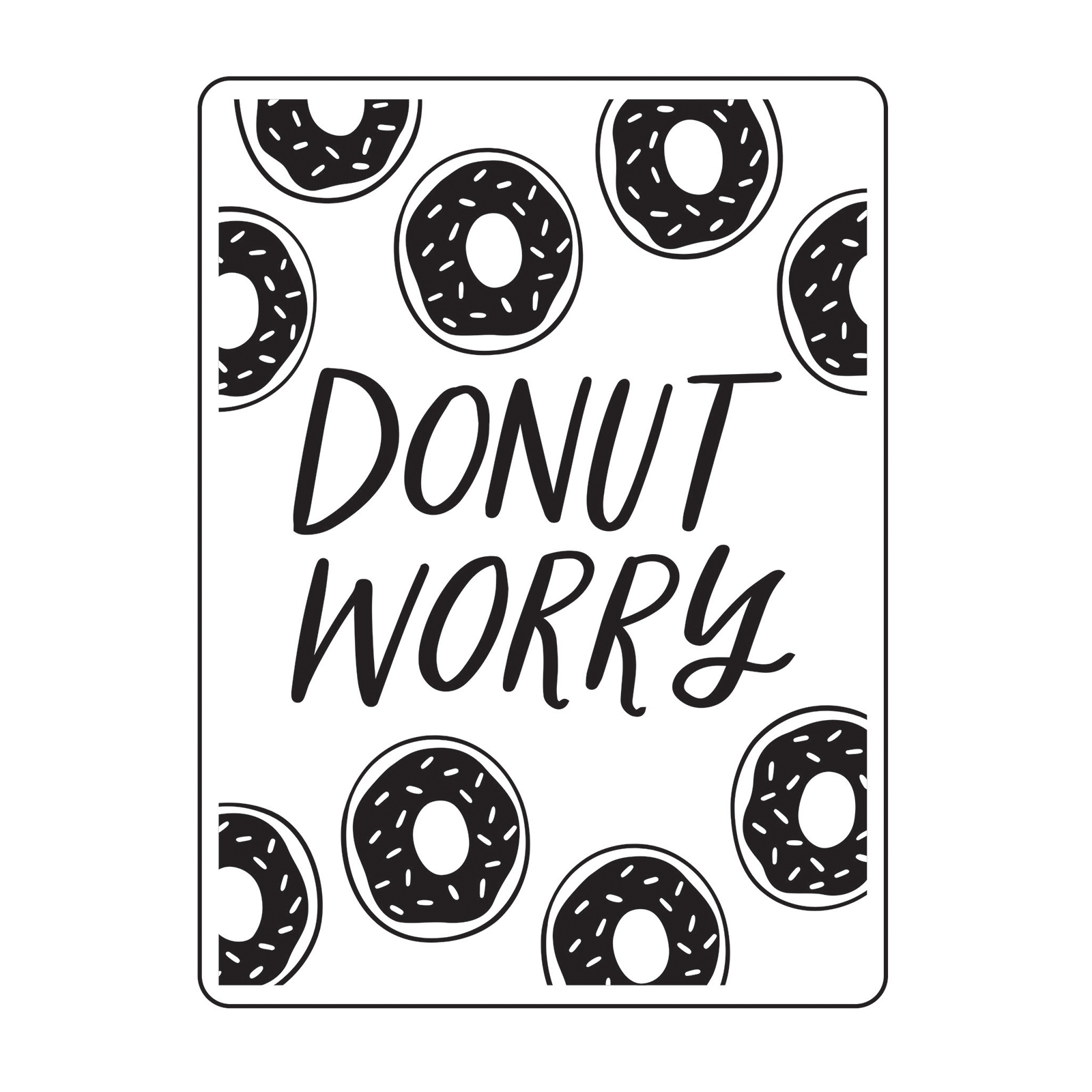 Vaessen Creative • Cartella per Embossing Donut Worry