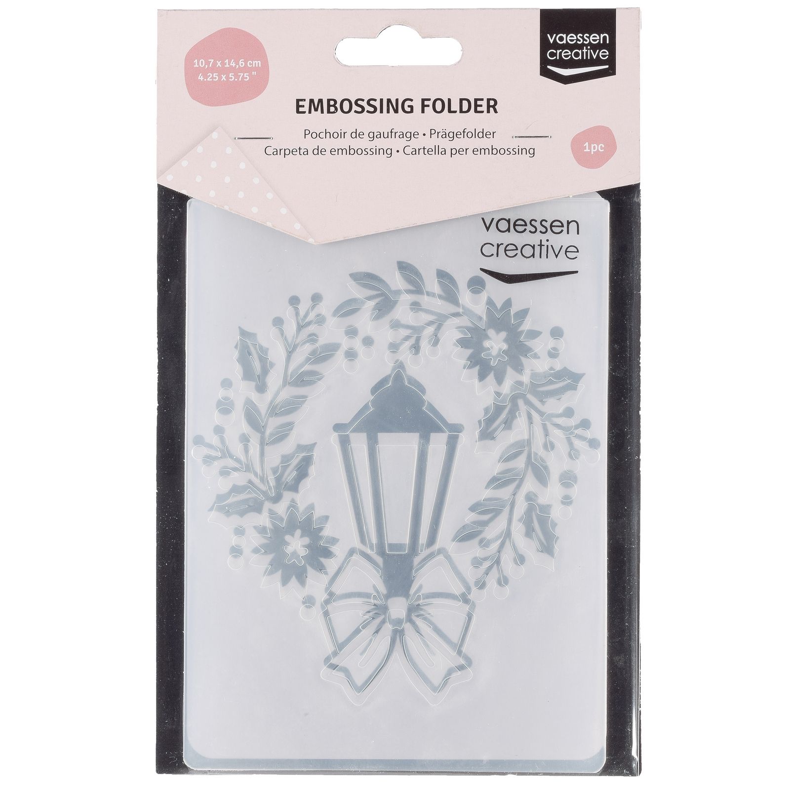 Vaessen Creative • Embossing Folder Lamp And Wreath