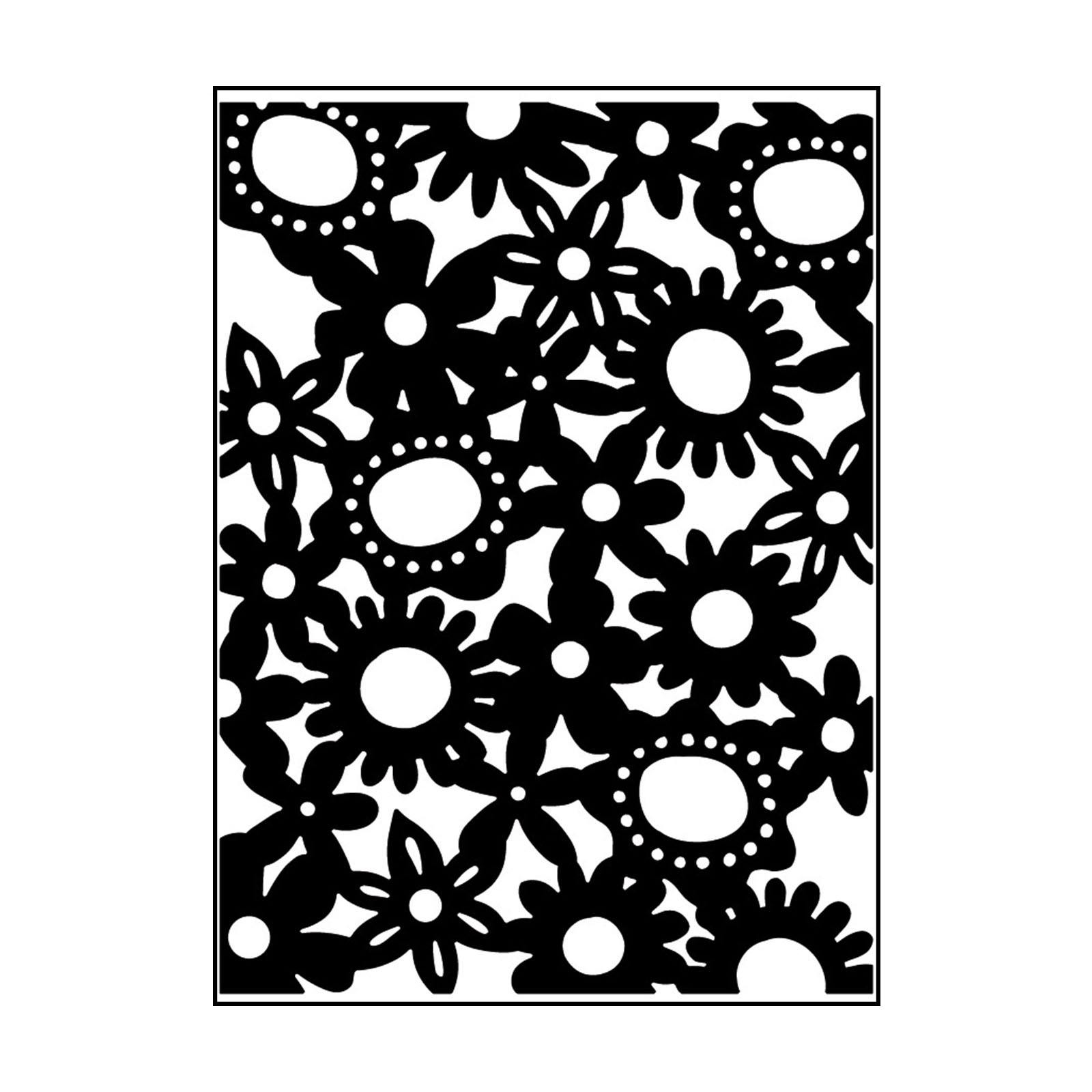 Vaessen Creative • Embossing Folder avec des Fleurs