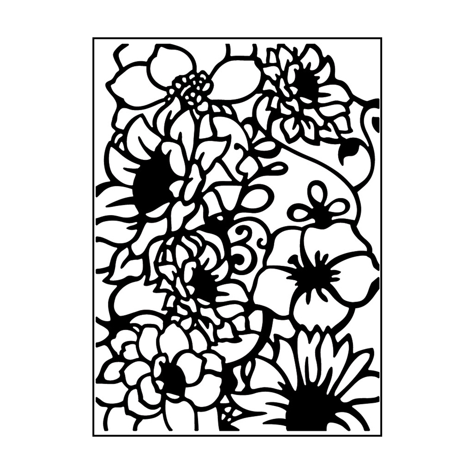 Vaessen Creative • Embossing Folder Compôsition Florale