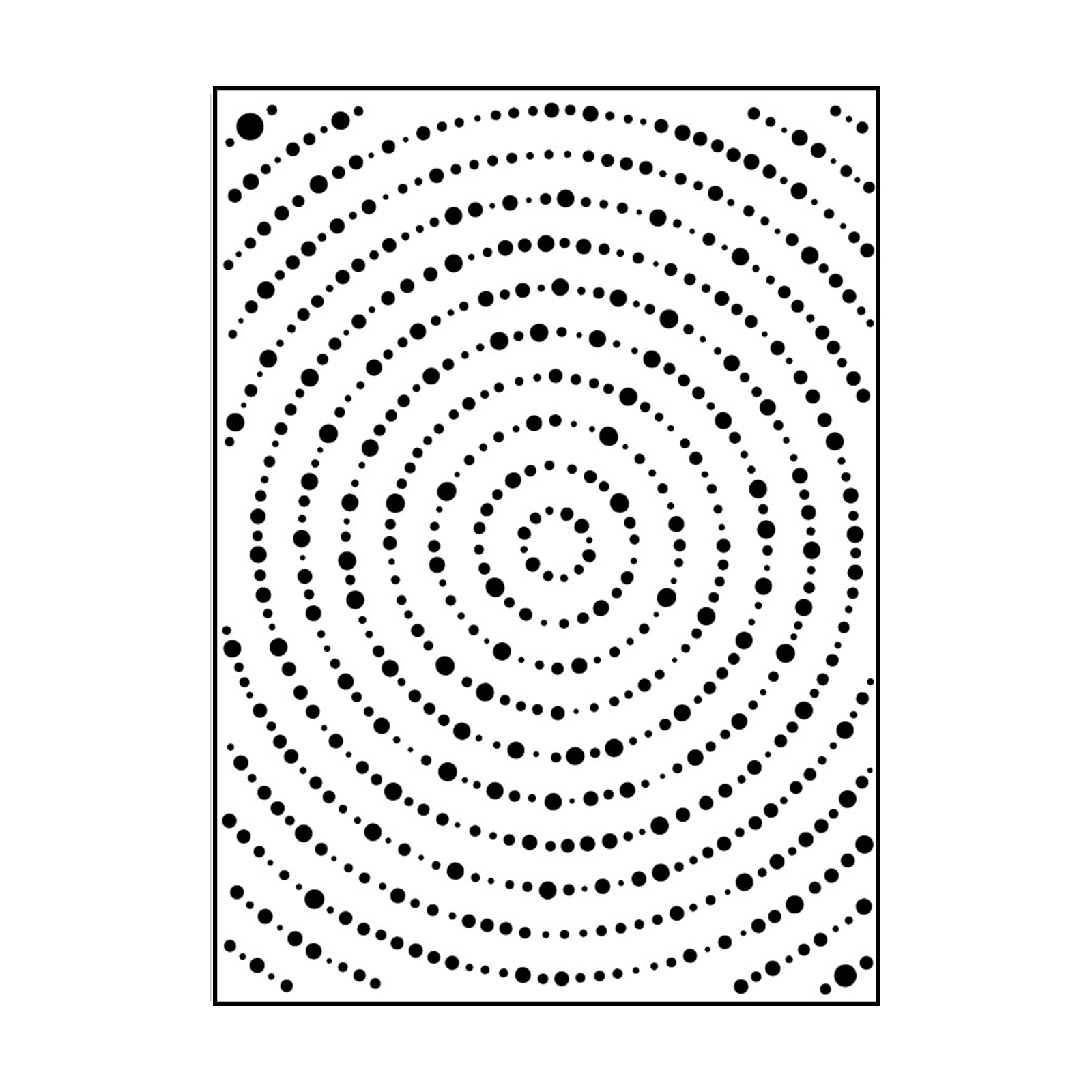 Vaessen Creative • Embossing Folder Grands Cercles