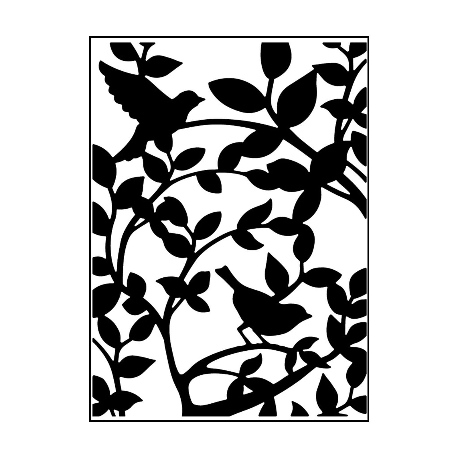 Vaessen Creative • Embossing Folder des Oiseaux dans L'arbre