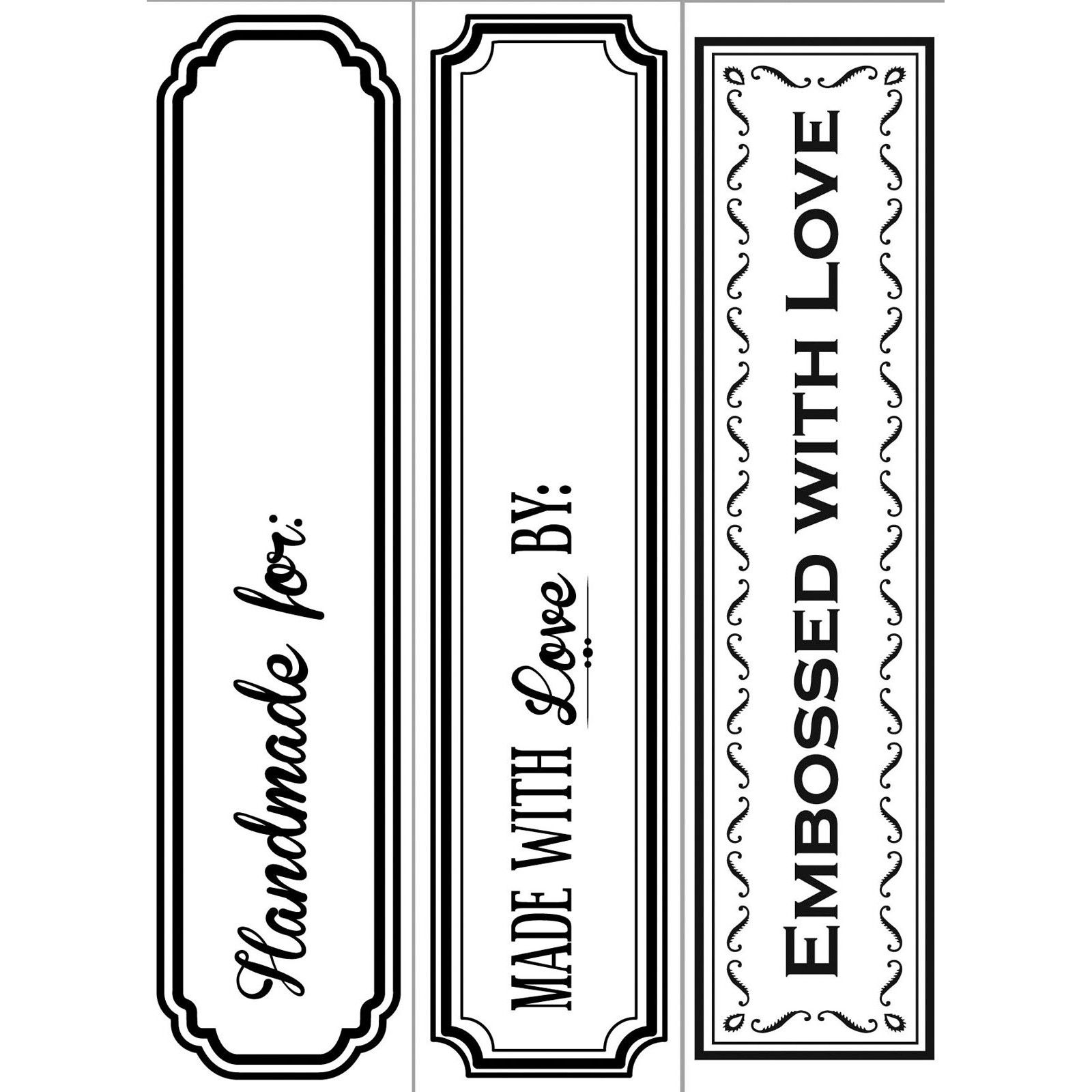 Vaessen Creative • Embossing Folder Verjaardag