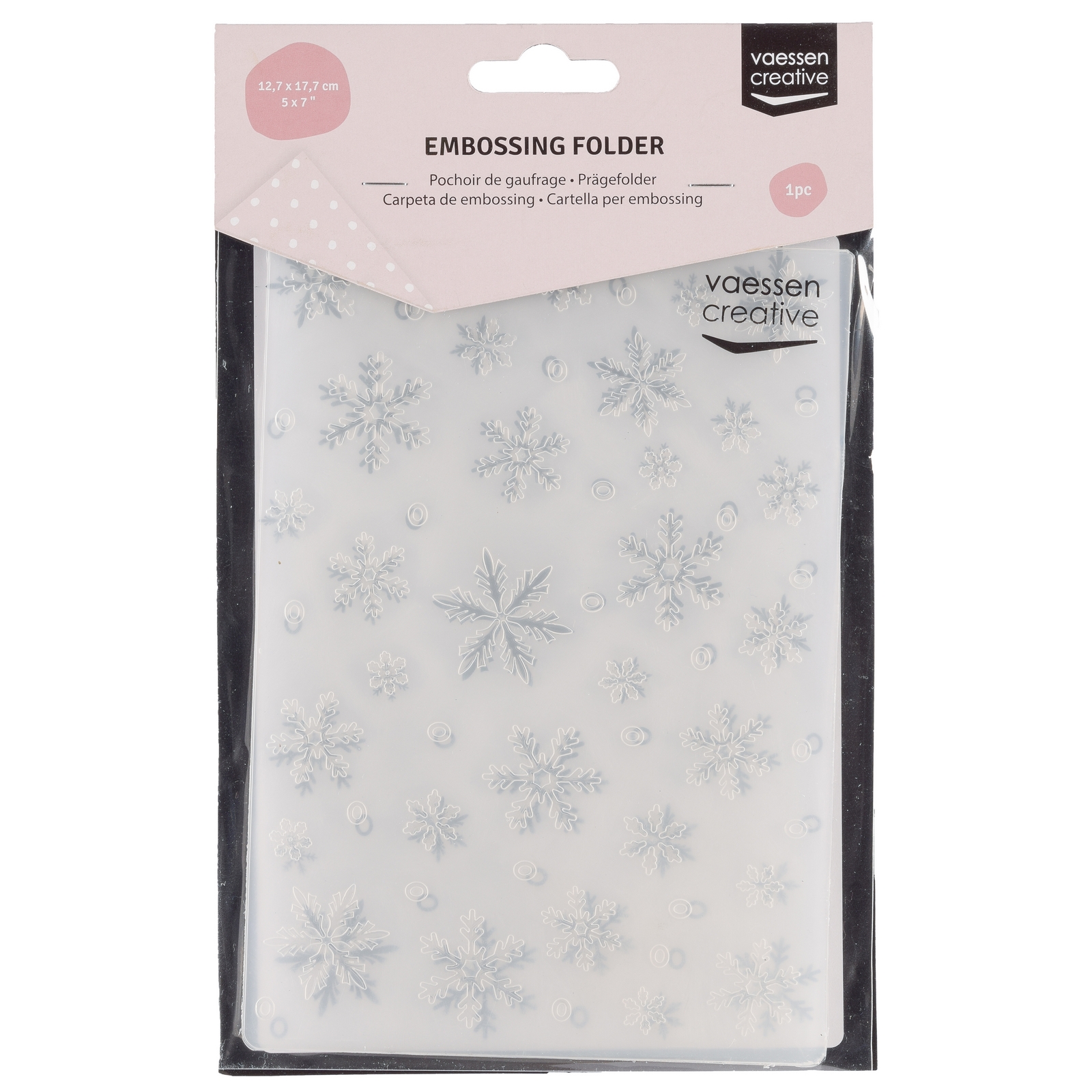 Vaessen Creative • Cartella per Embossing snowflake