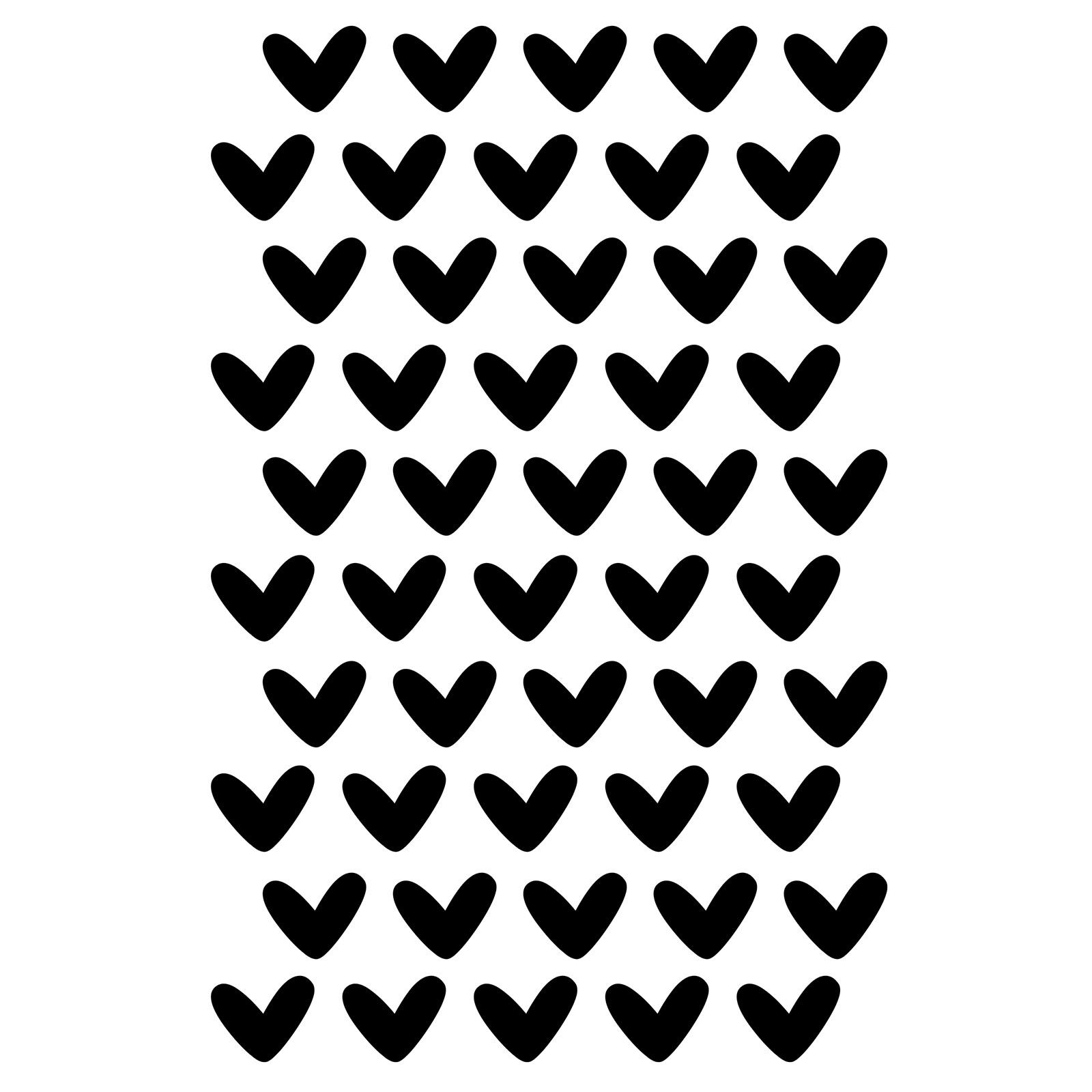 Vaessen Creative • Love It Stencil A5 Hearts
