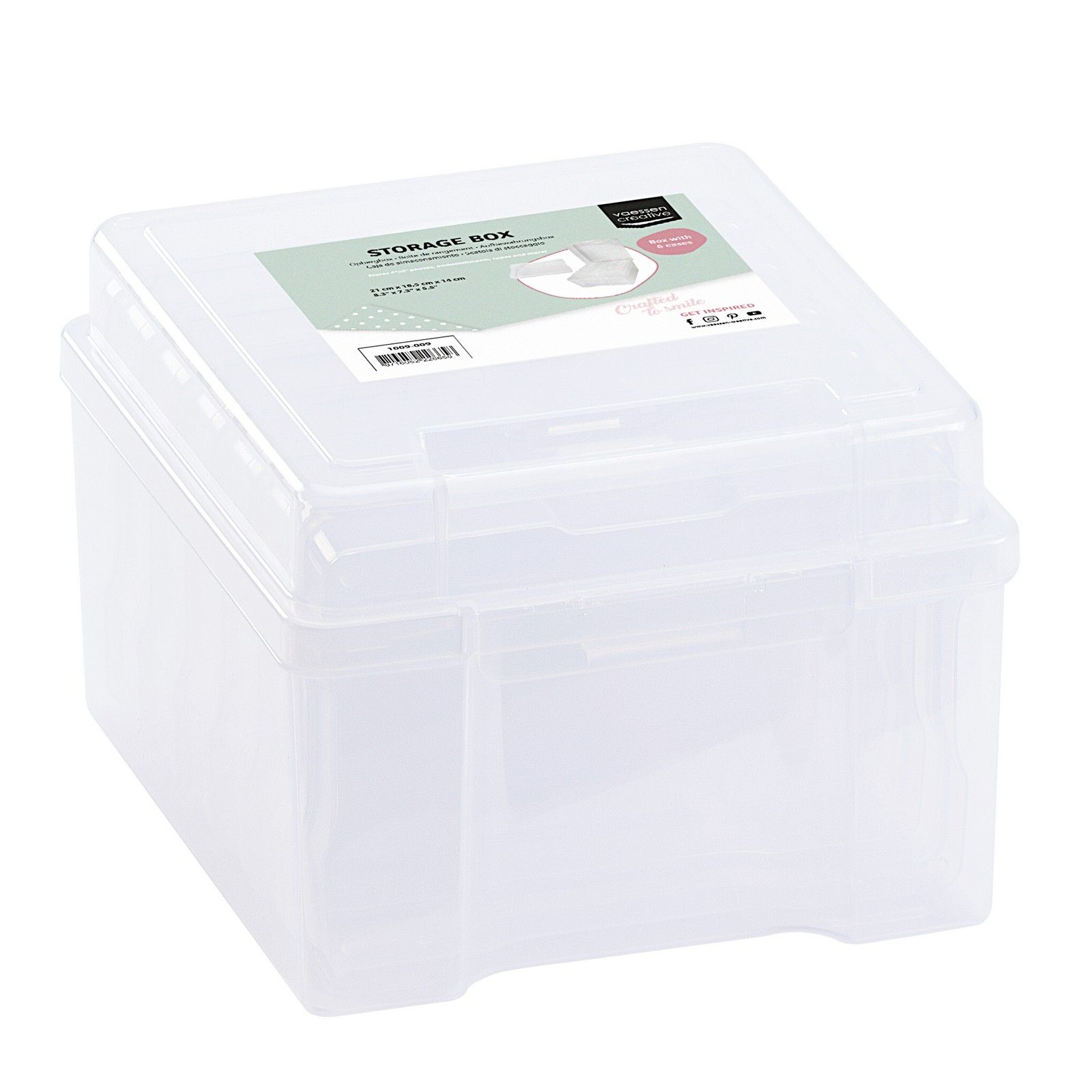 Vaessen Creative • Storage Box with 6 Cases