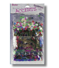 Darice • Confetti accents package 3 bags.