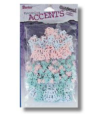 Darice • Confetti accents package 3 bags.