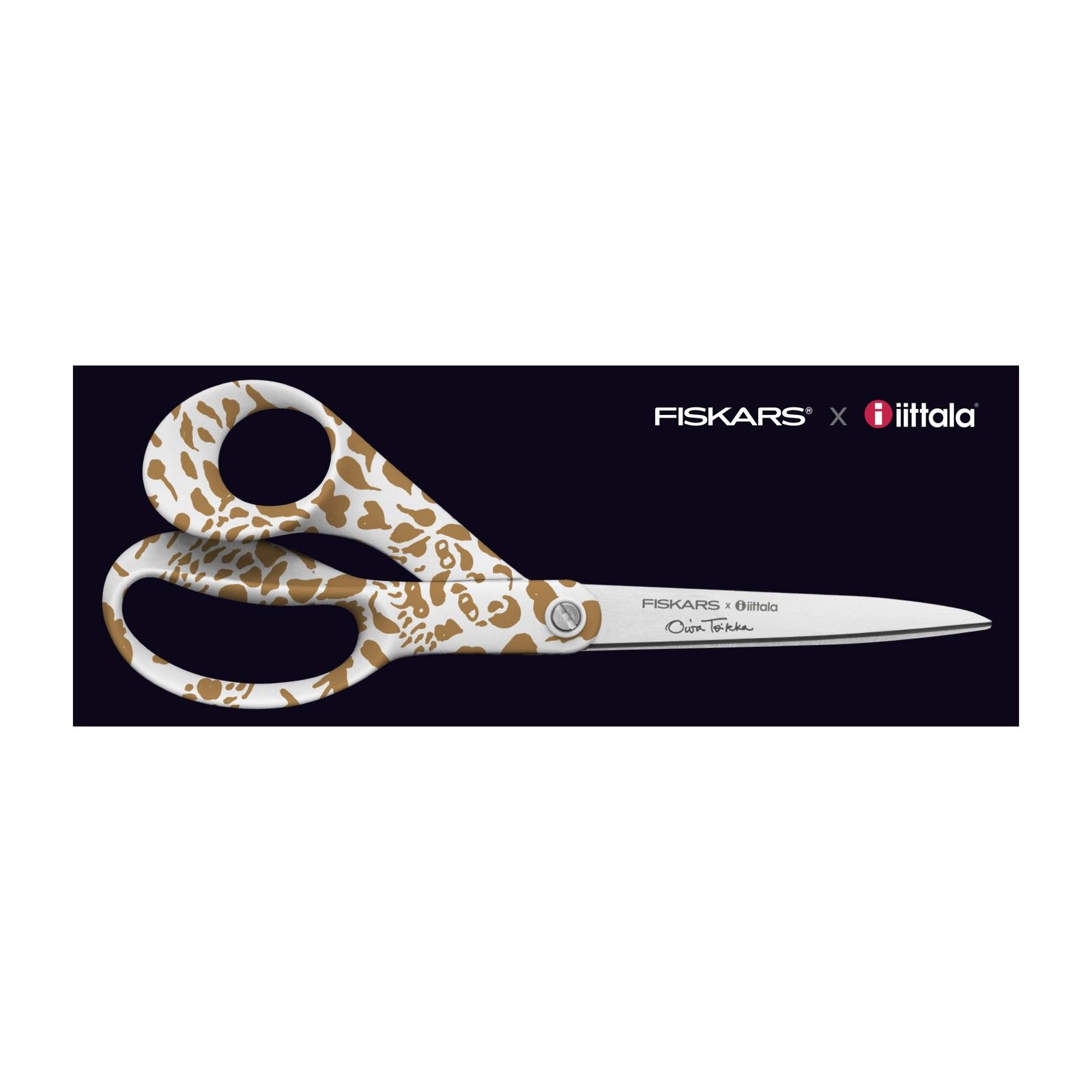 Fiskars • X Iittala Scissors Cheetah Brown Box 21cm