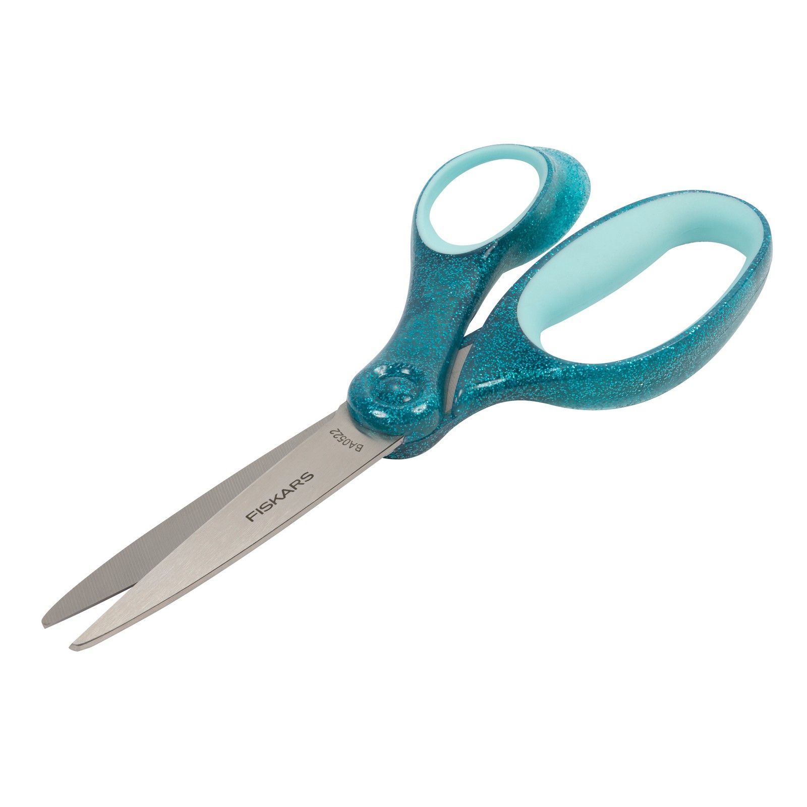 Fiskars 7" Student Glitter Scissors for Kids 12+ - Turquoise