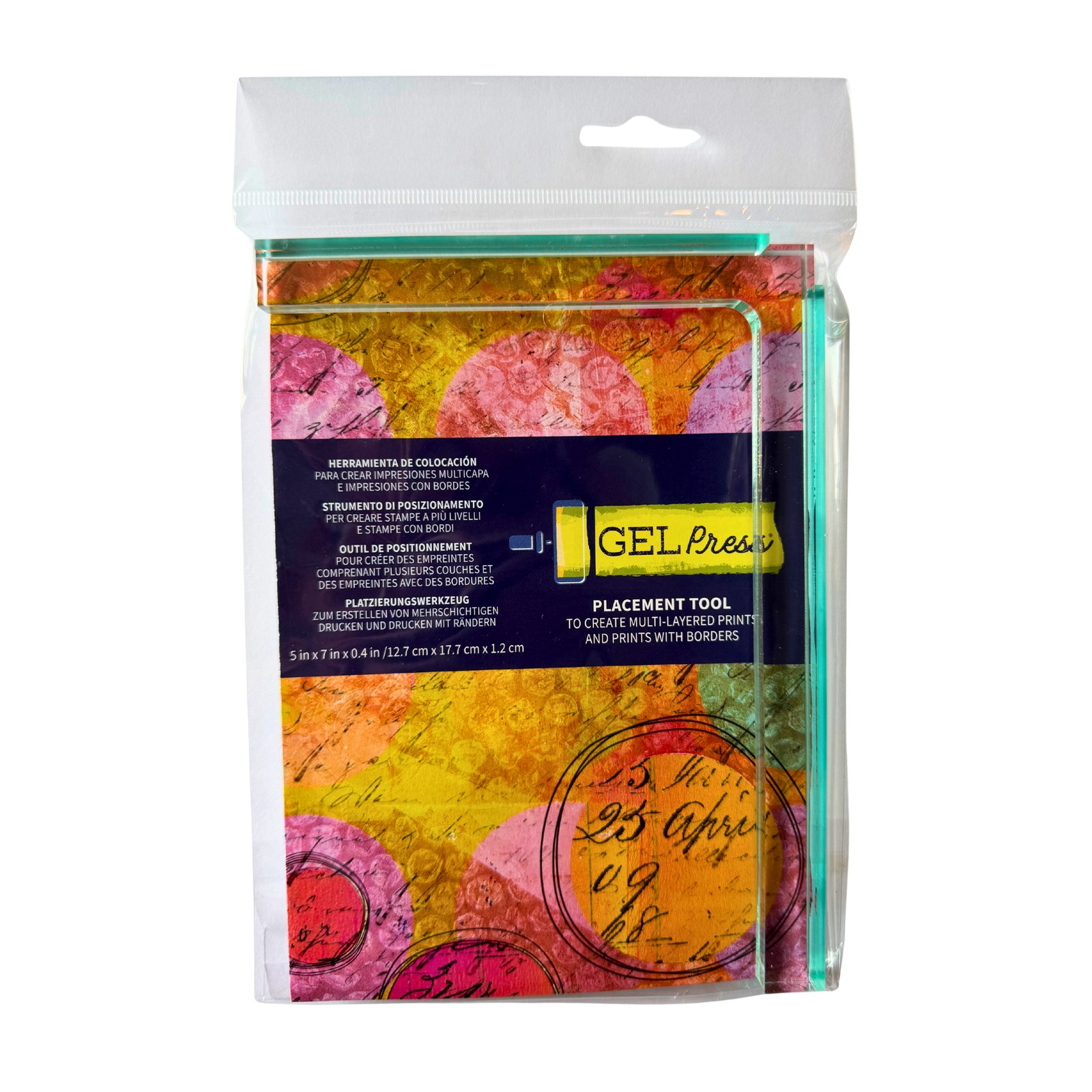 Gel Press • Platzierungswerkzeug 12,7x17,7x1,2cm