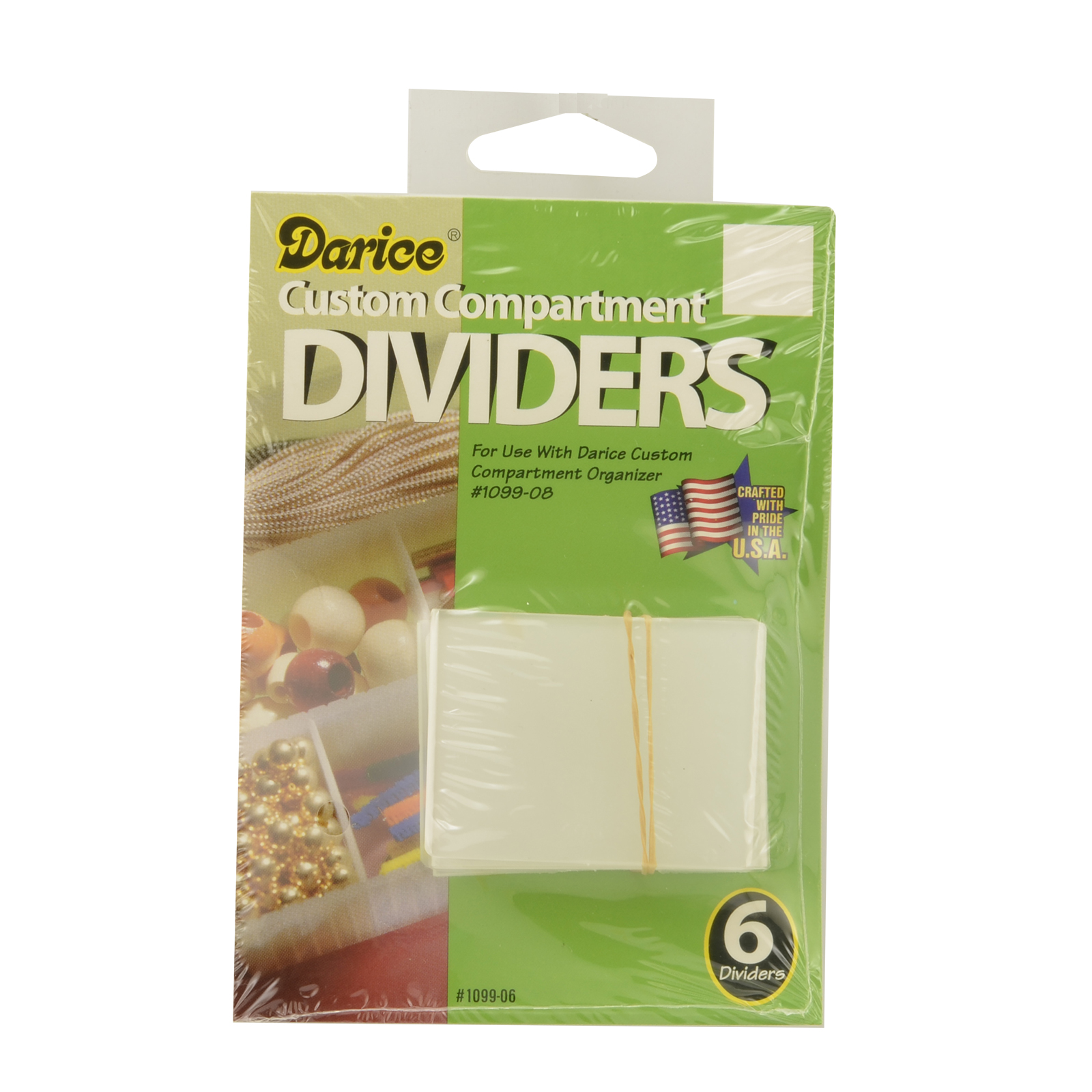 Darice • Dividers for storage case 1099-08 6pcs