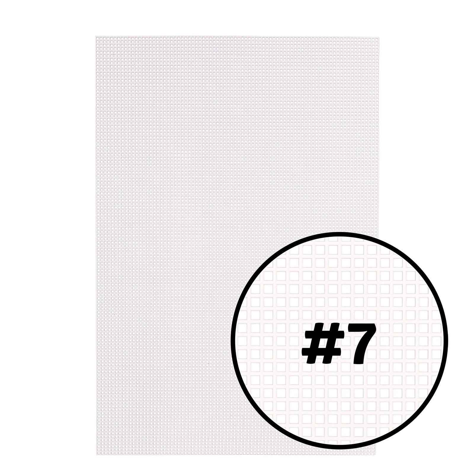 Vaessen Creative • Plastic Canvas 7count Clear