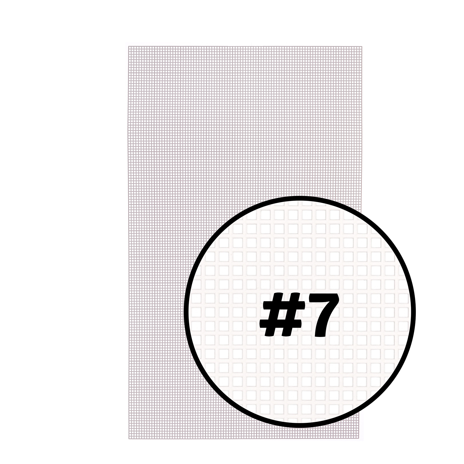Vaessen Creative • Plastic Canvas 7count White