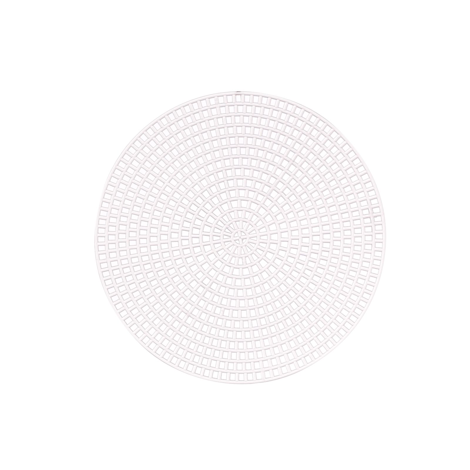 Vaessen Creative • Plastic Stramien Cirkel ø11cm 7mesh Transparant 10st.