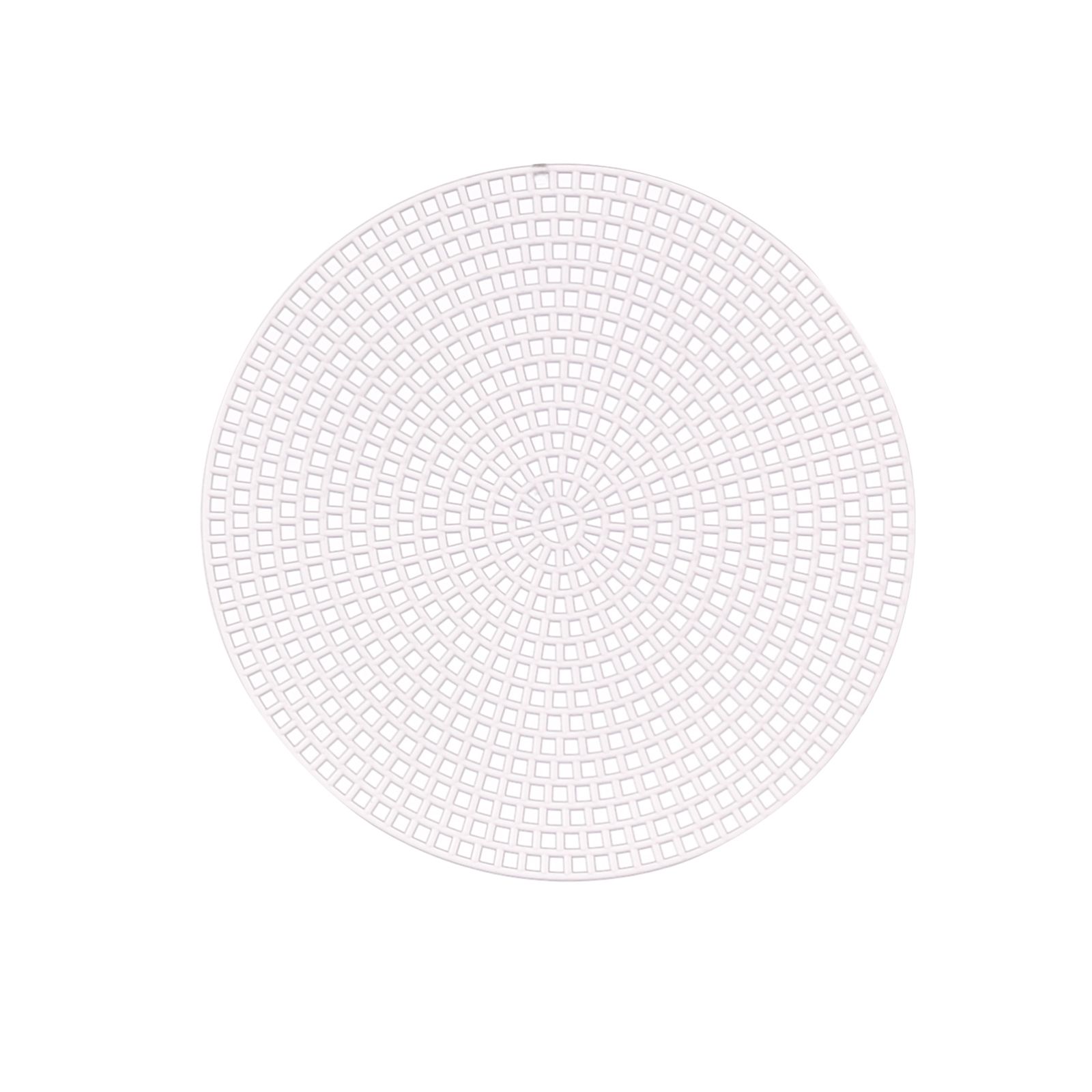 Vaessen Creative • Plastic Stramien Cirkel ø11,5cm 7mesh Transparant 10st.