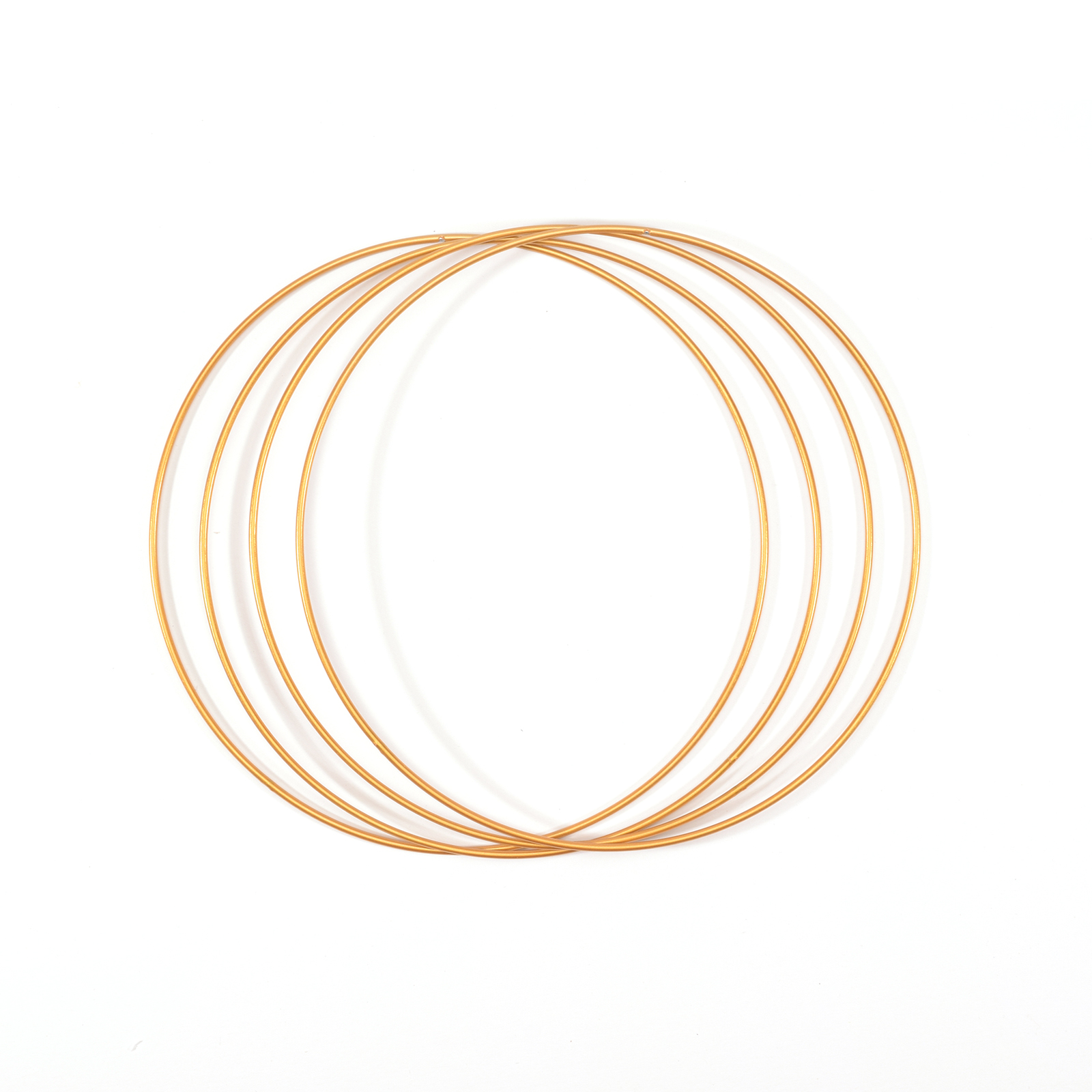 Vaessen Creative • Metal ring Ø25cm 3mm Gold 4pieces