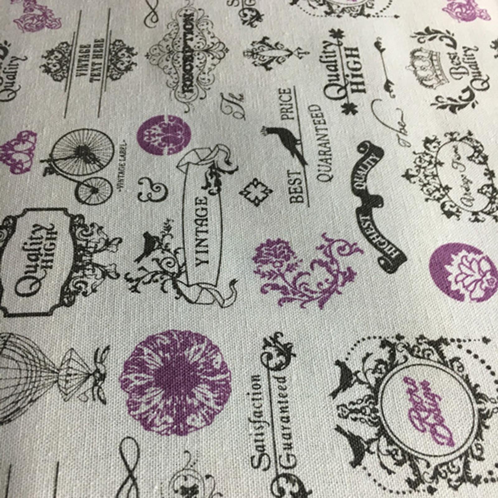 Vaessen Creative • Fabric printed cotton 50x70cm "vintage"