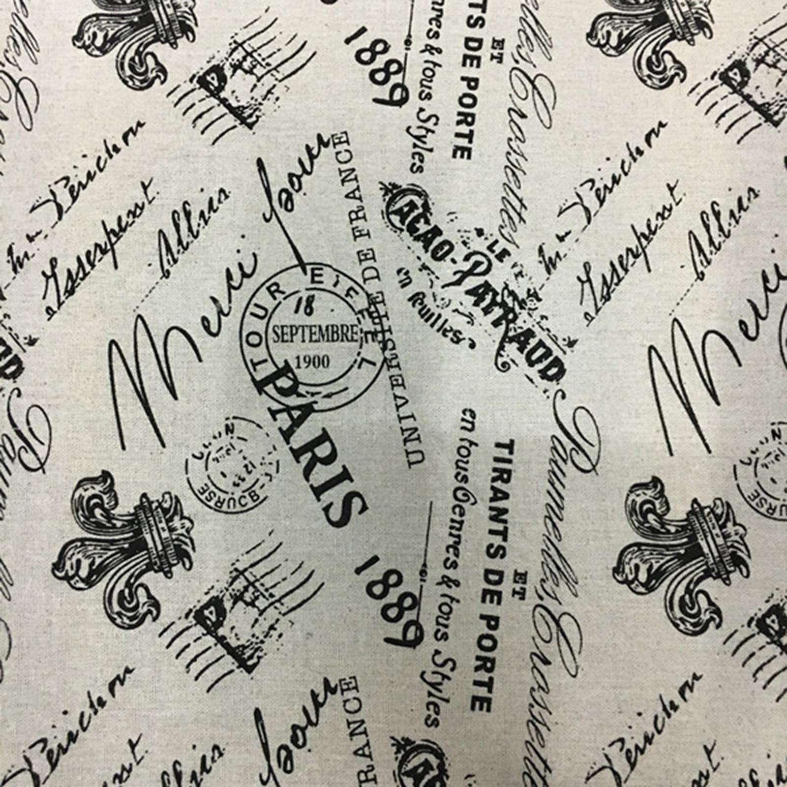 Vaessen Creative • Fabric printed cotton 50x70cm "merci"
