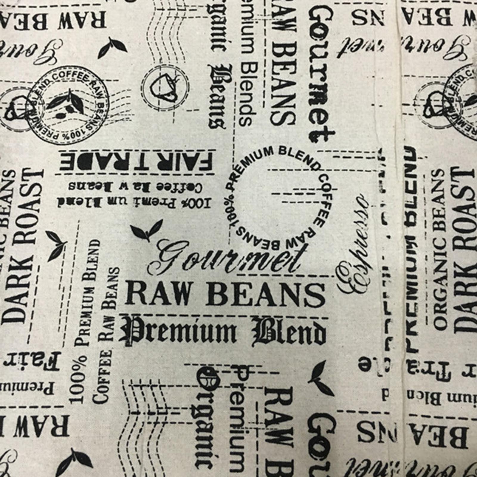 Vaessen Creative • Fabric printed cotton 50x70cm "raw beans"