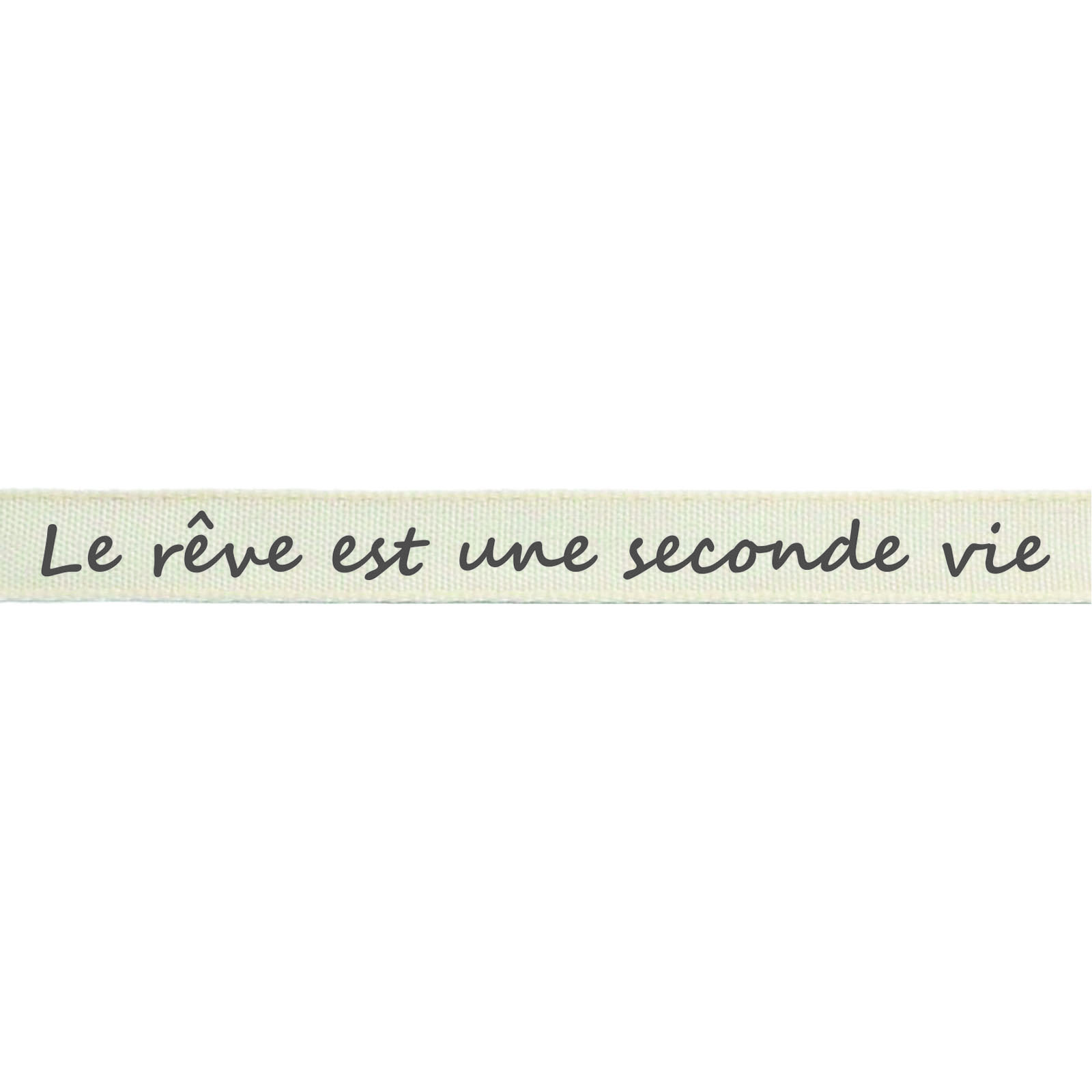 Vaessen Creative • Ribbon 2mx15mm FR Le Rêve Est Une Seconde