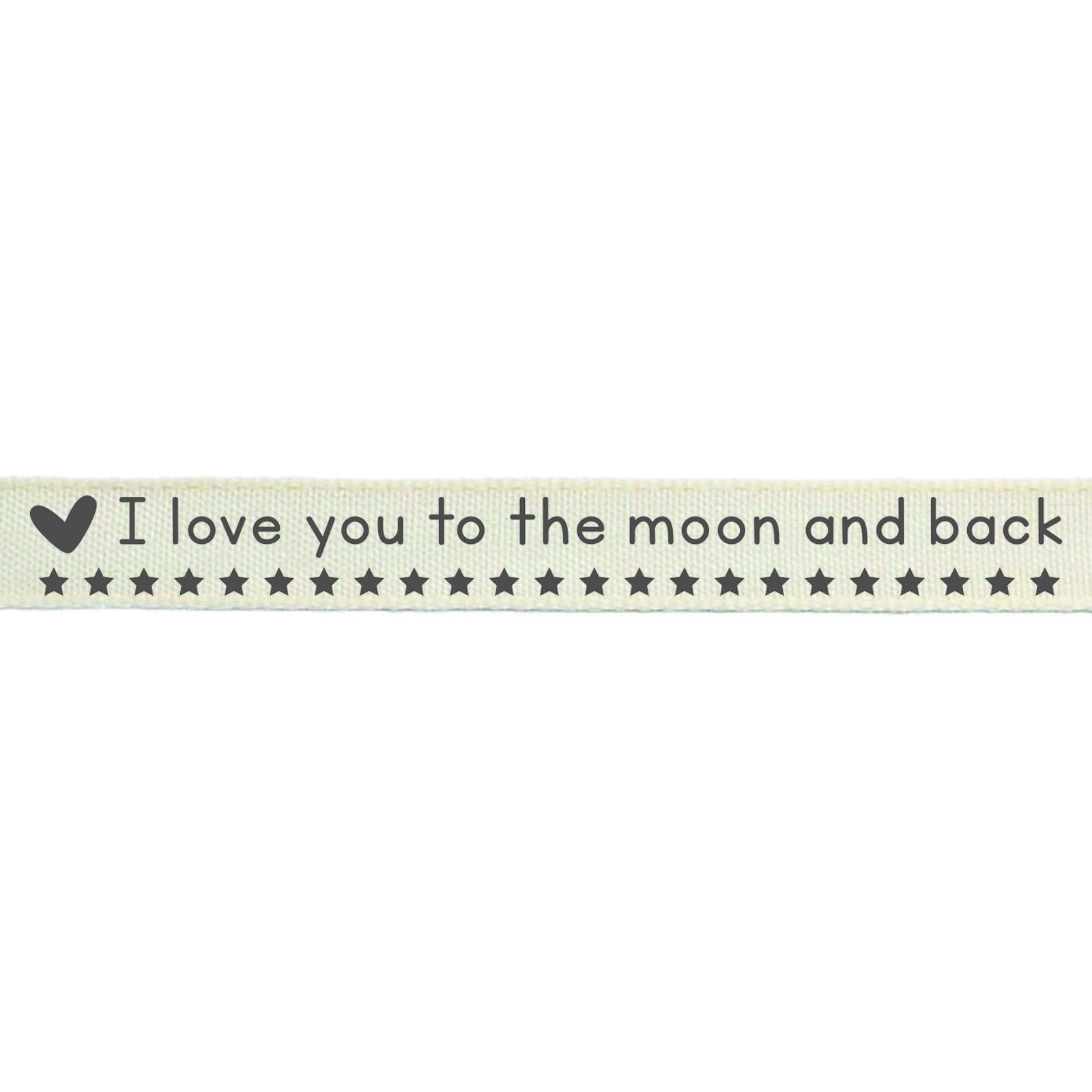 Vaessen Creative • Ribbon 2mx15mm ENG I Love You To The Moon And Back