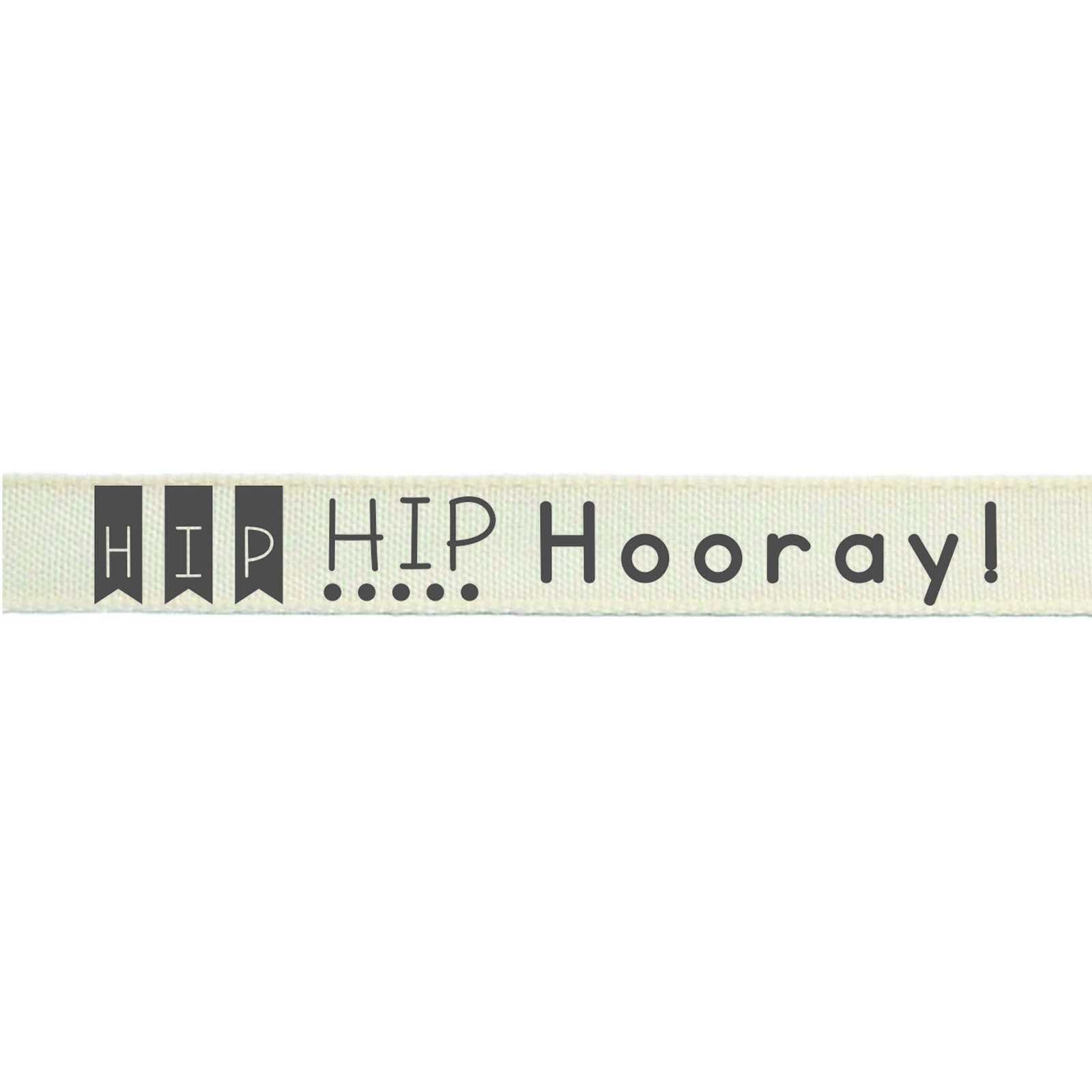 Vaessen Creative • Ribbon 20mx15mm ENG Hip Hip Hooray!