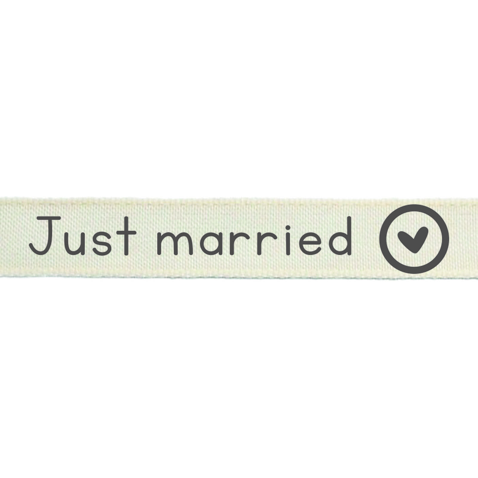 Vaessen Creative • Ribbon 20mx15mm ENG Just Married