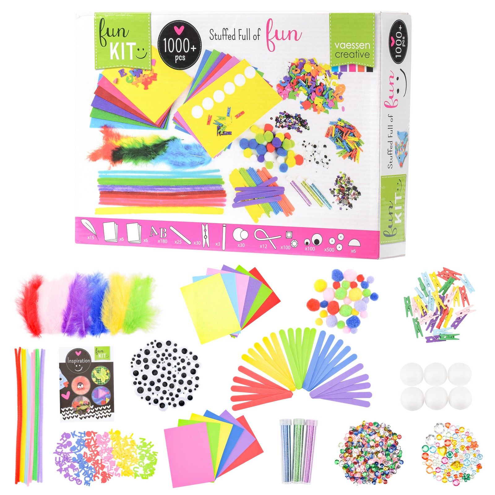 Vaessen Creative • Craft Package Fun Kit 1000pieces